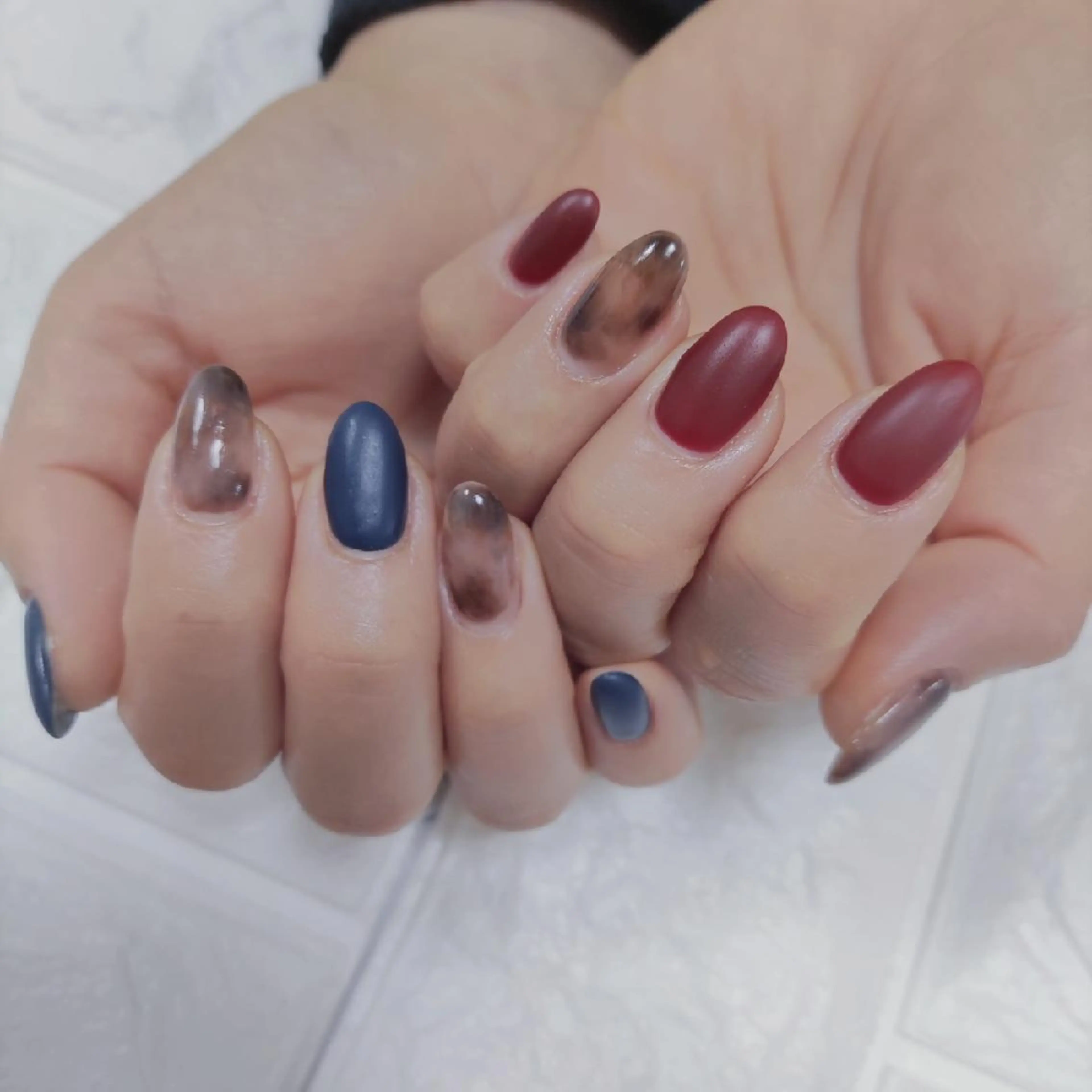 カラー ネイル ハンドネイル E·U·B ネイル所属・横浜市中区曙町 E·U·Bネイルのネイルデザイン