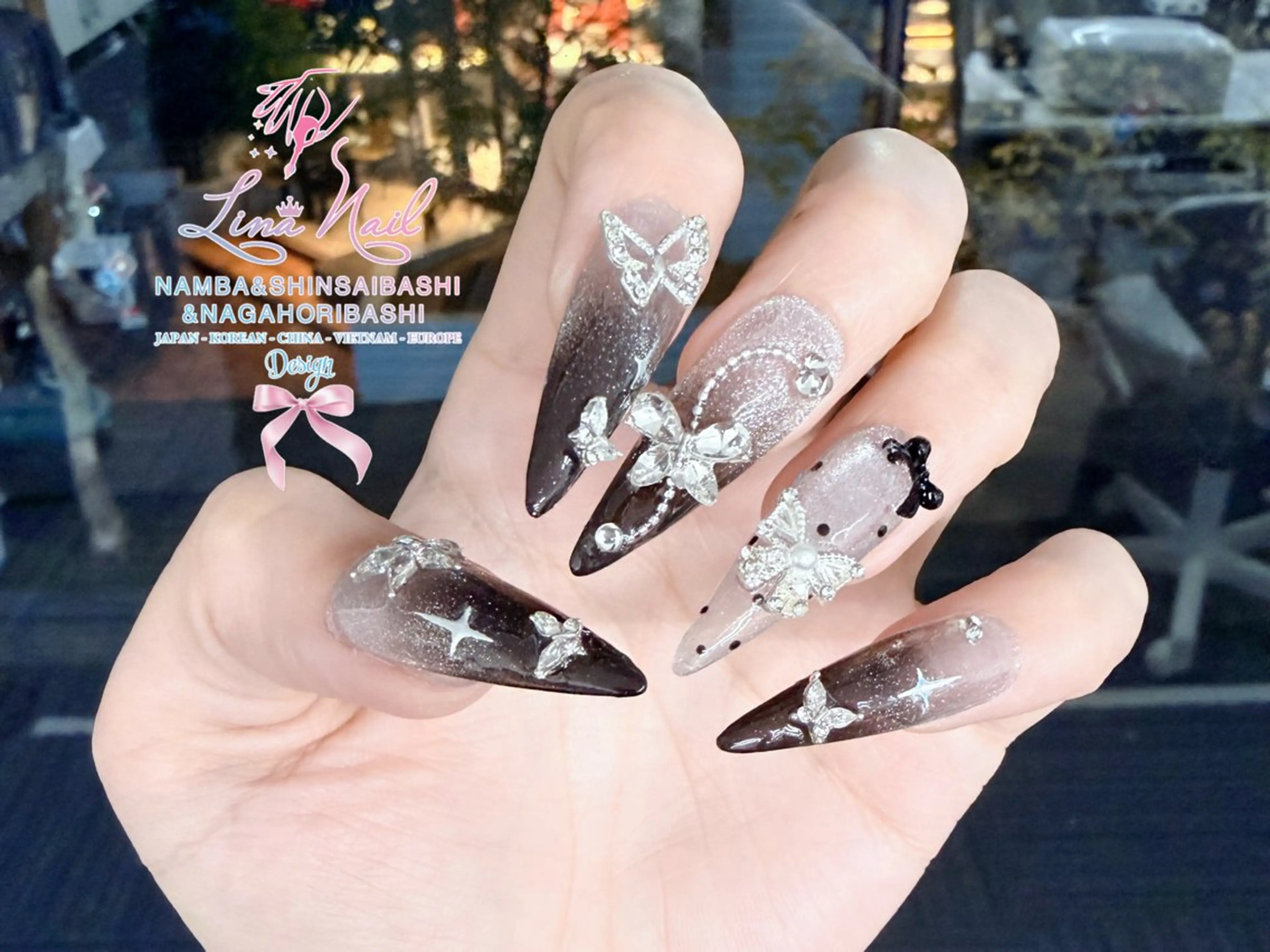 ネイル チークネイル 桜ネイル フラッシュネイル フットネイル ジェルネイル リナネイル 長堀橋店／東心斎橋店のネイルデザイン