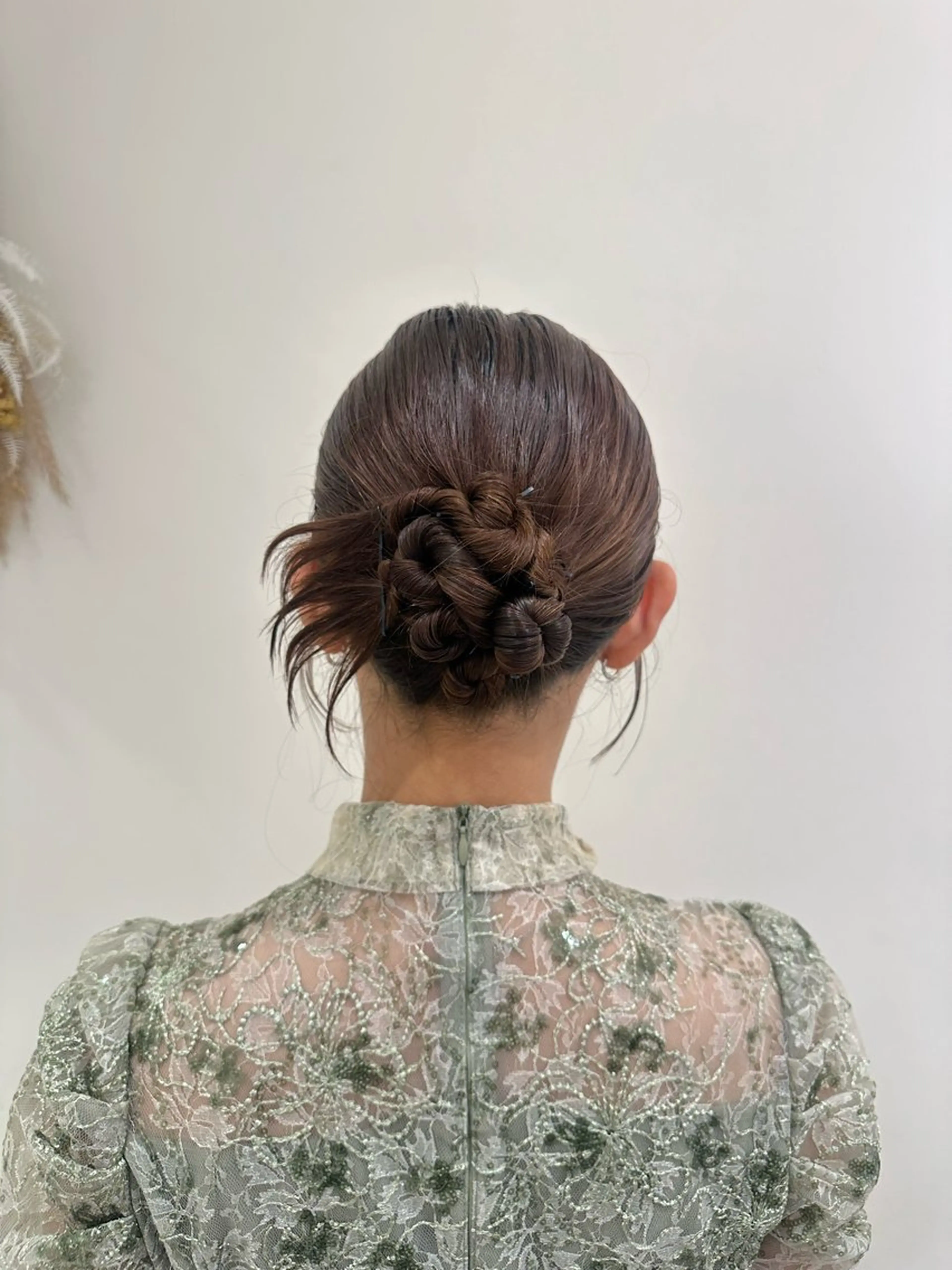 ロング カラー ヘアアレンジ タイトボブ個性派カラ ーAKANEのヘアスタイル