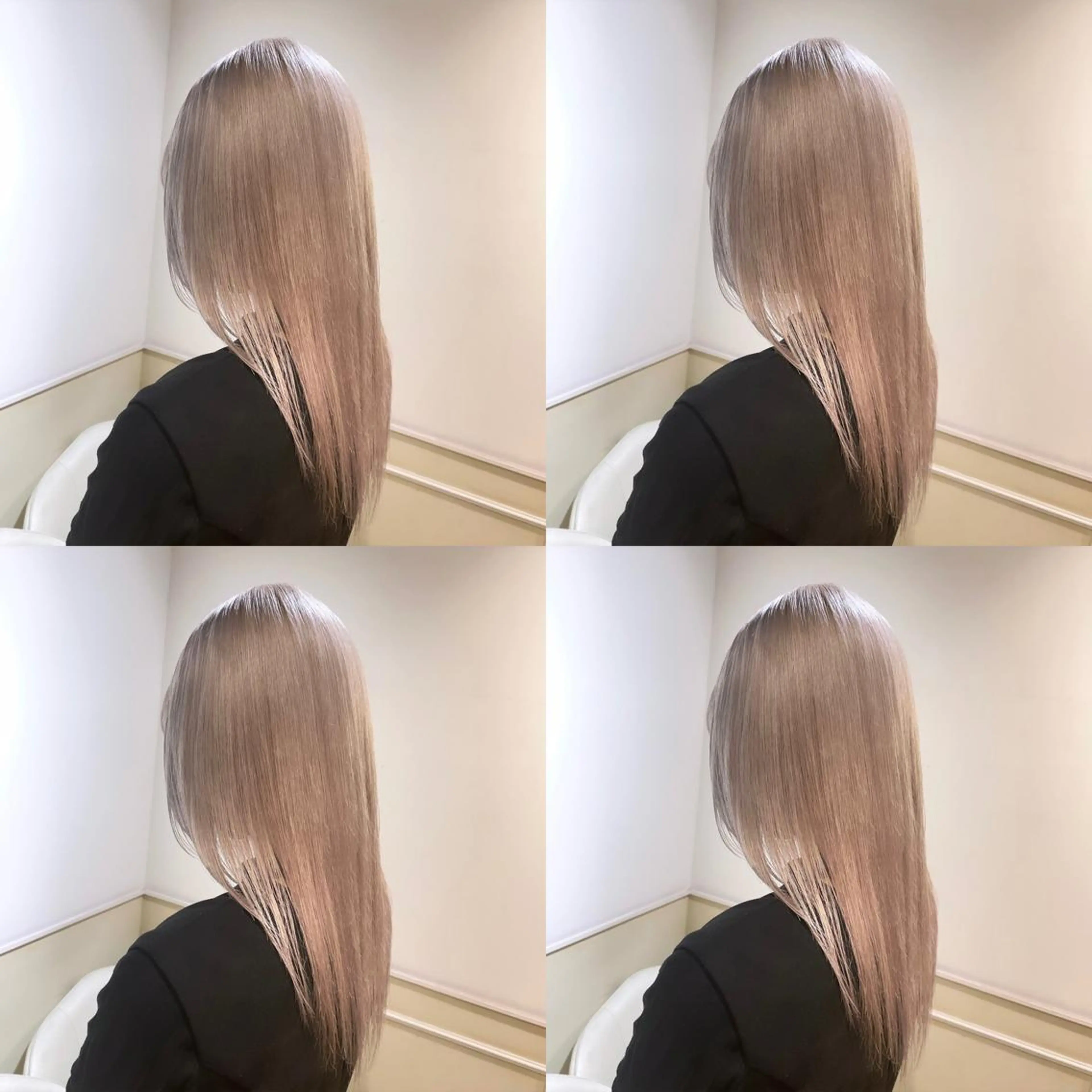 セミロング カラー ベージュカラー ホワイトベージュ 🌟トップデザイナー 高橋🌟のヘアスタイル