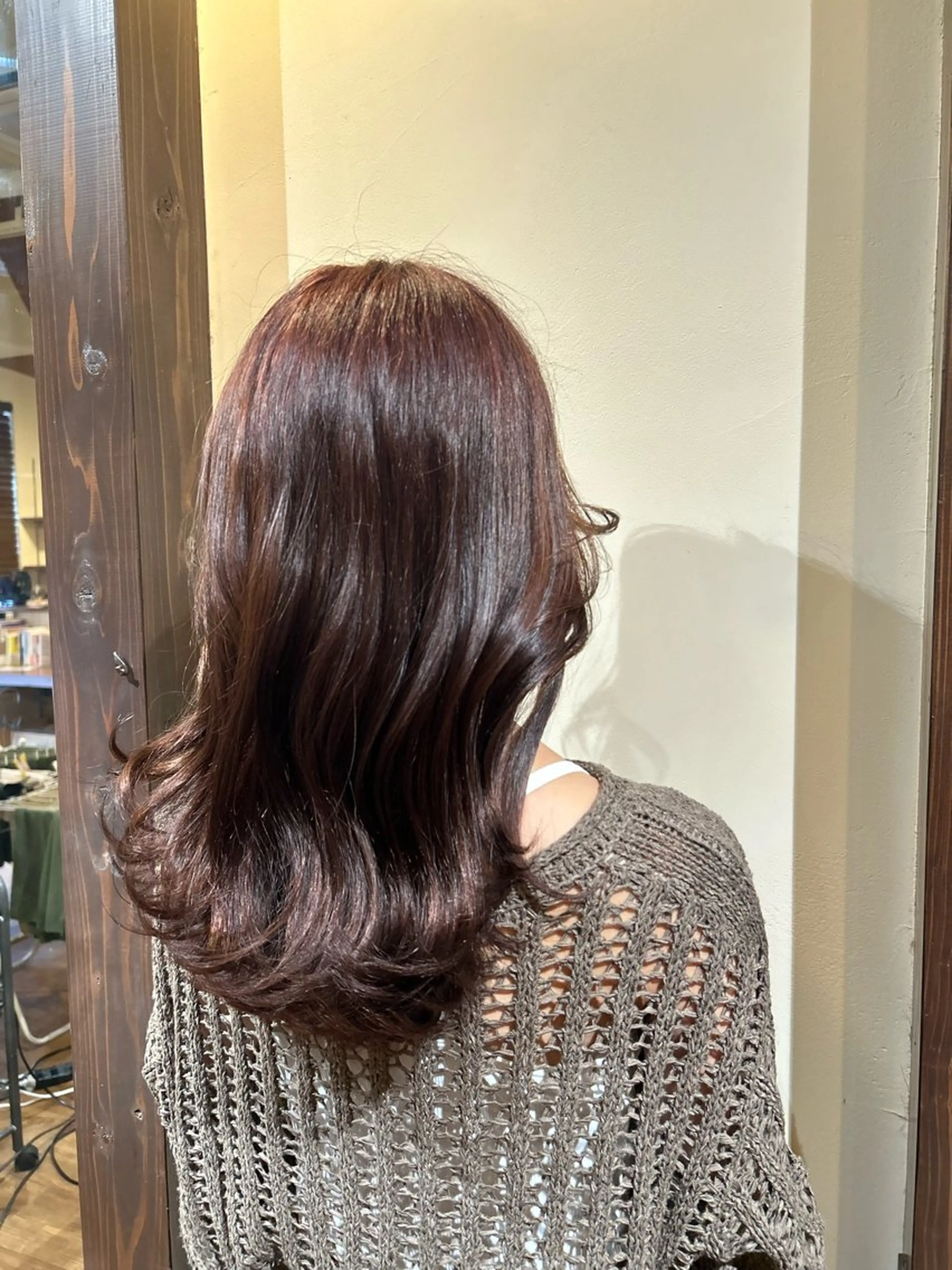 セミロング すずみ/カラーモデル /髪に優しいカラーのヘアスタイル