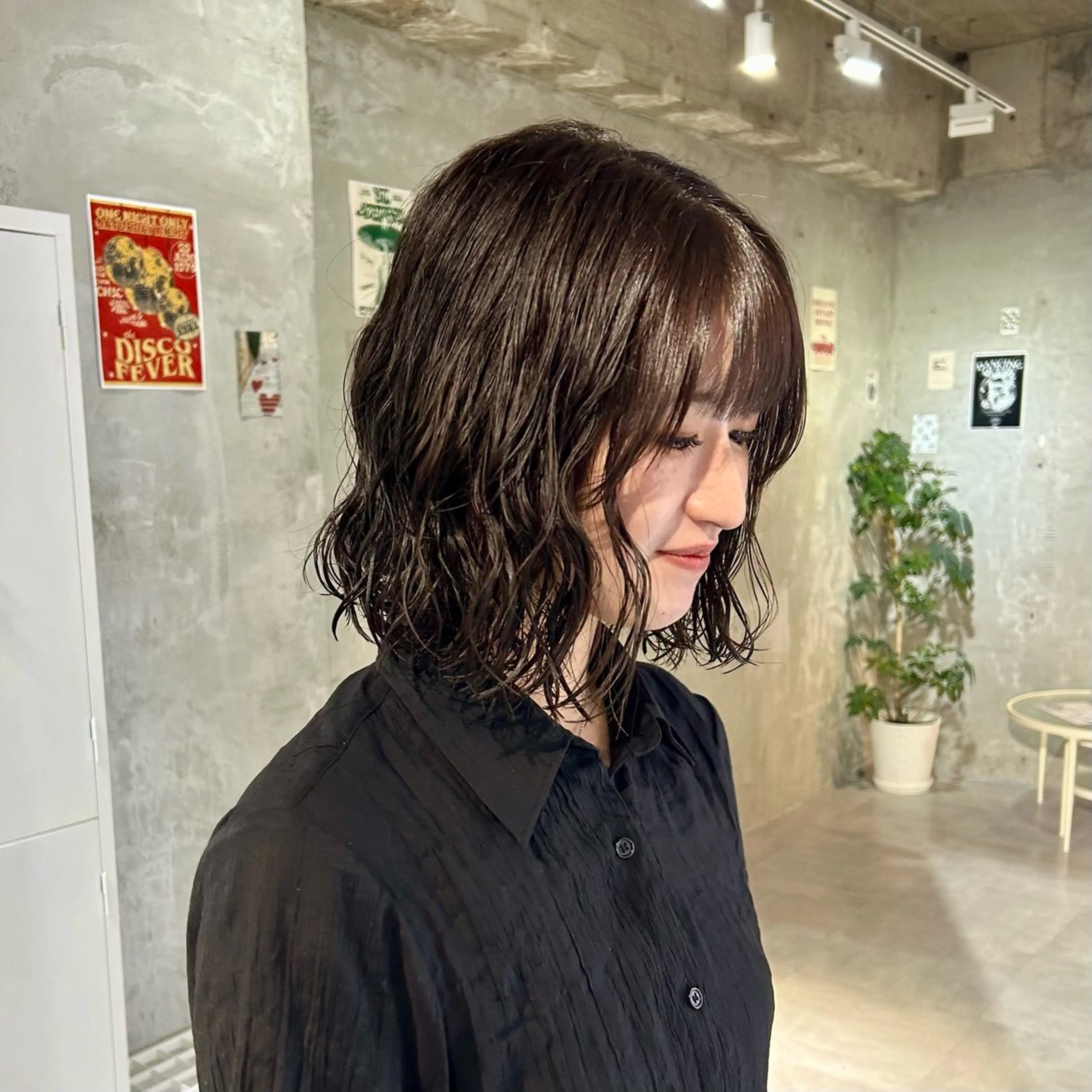 ミディアム パーマ 透明感カラー/メンズ /ボブKanna🪄のヘアスタイル