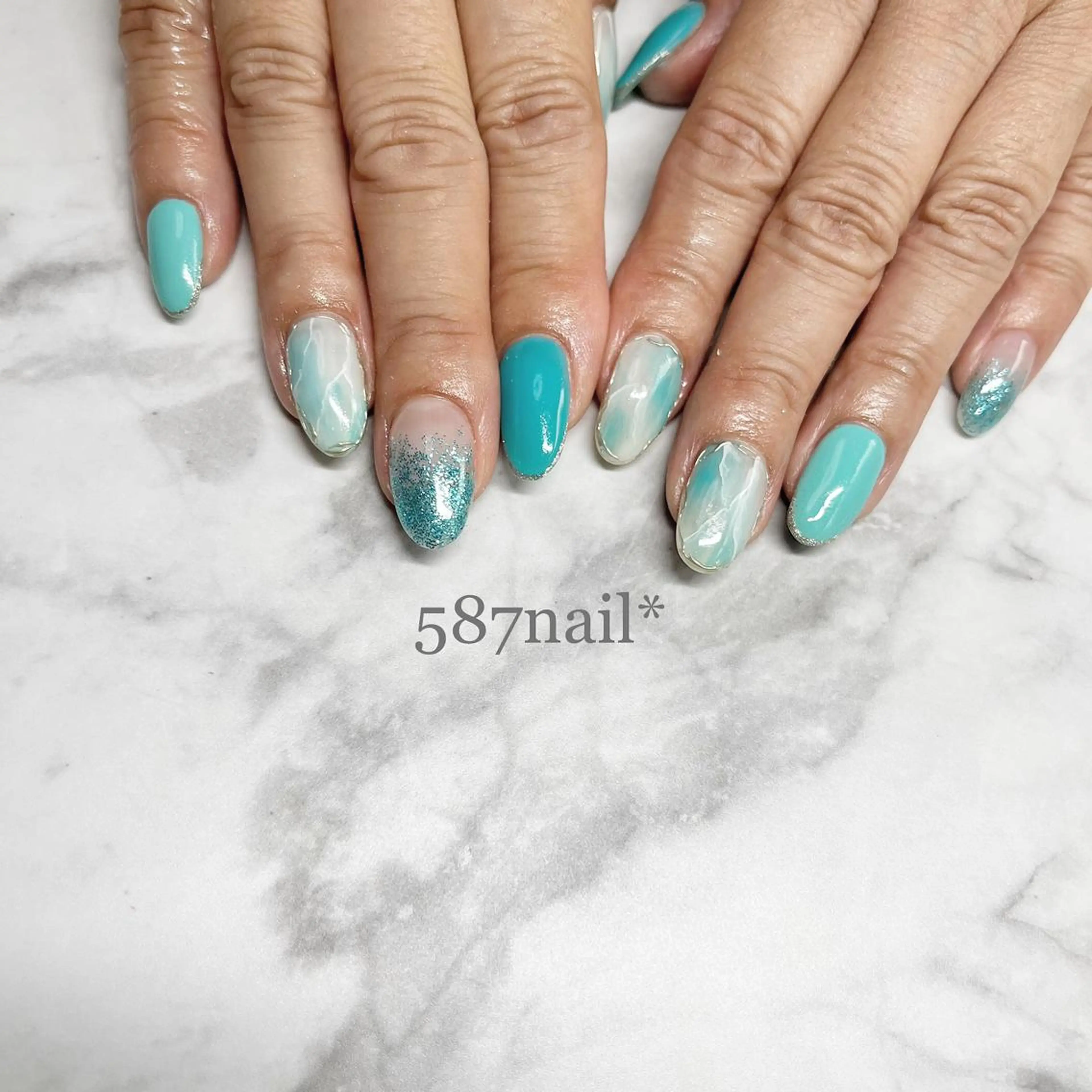 ネイル 持ち込み 587nail *のネイルデザイン