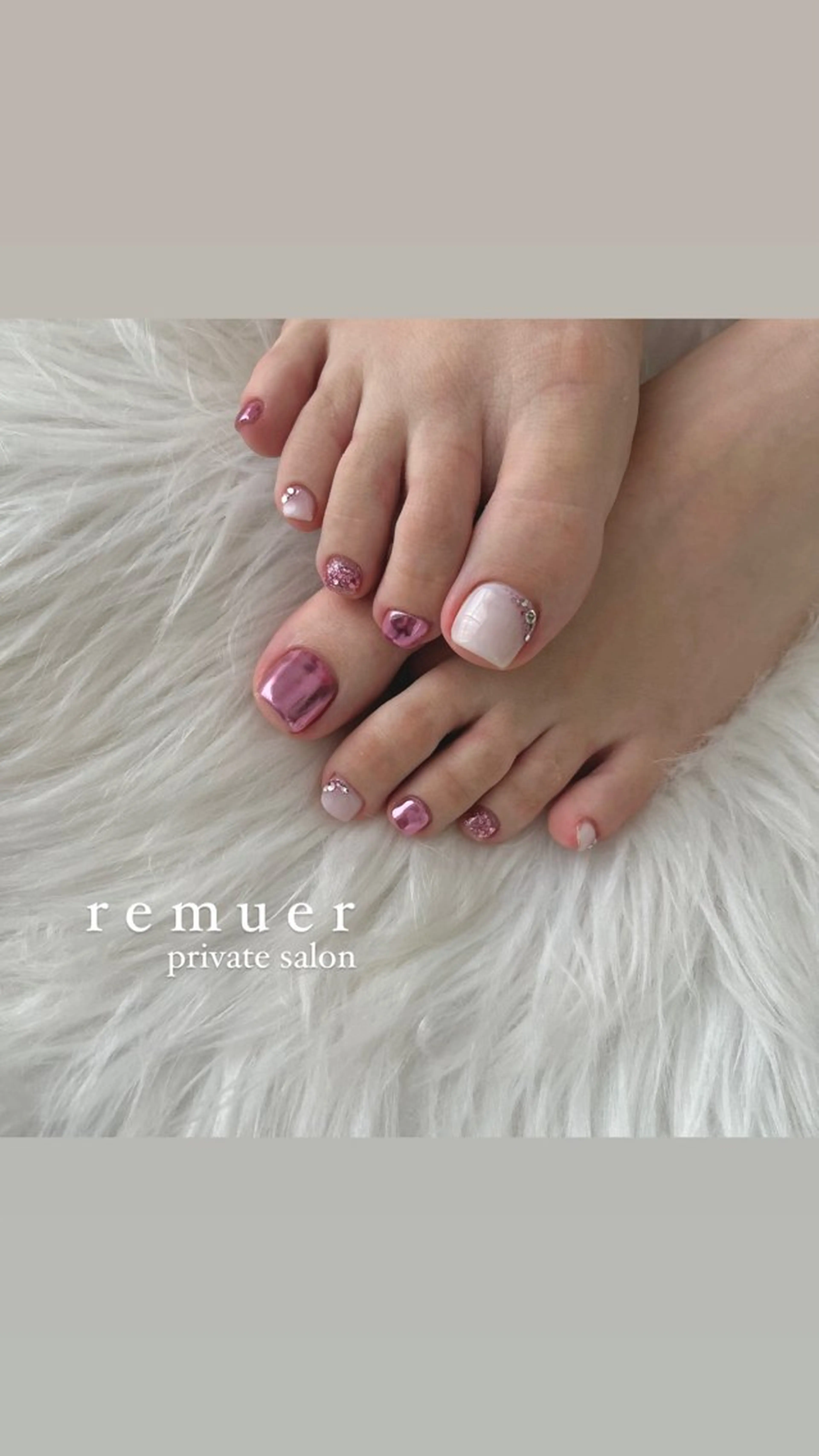 ネイル フットネイル nail salon remuerのネイルデザイン