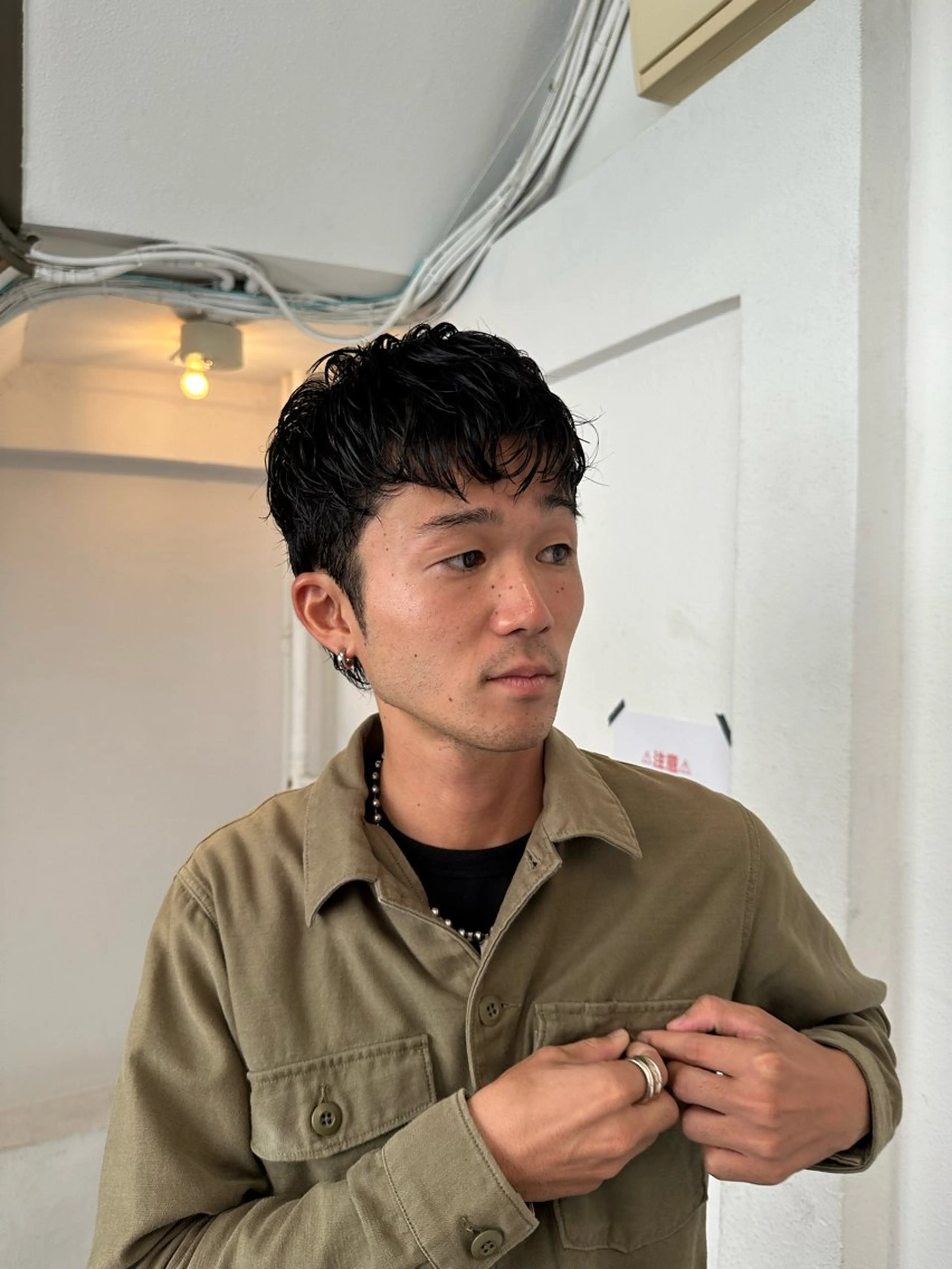 ショート ショートヘア BOW【ボウ】所属・メンズパーマ/本町/ 心斎橋/Takumiのヘアスタイル