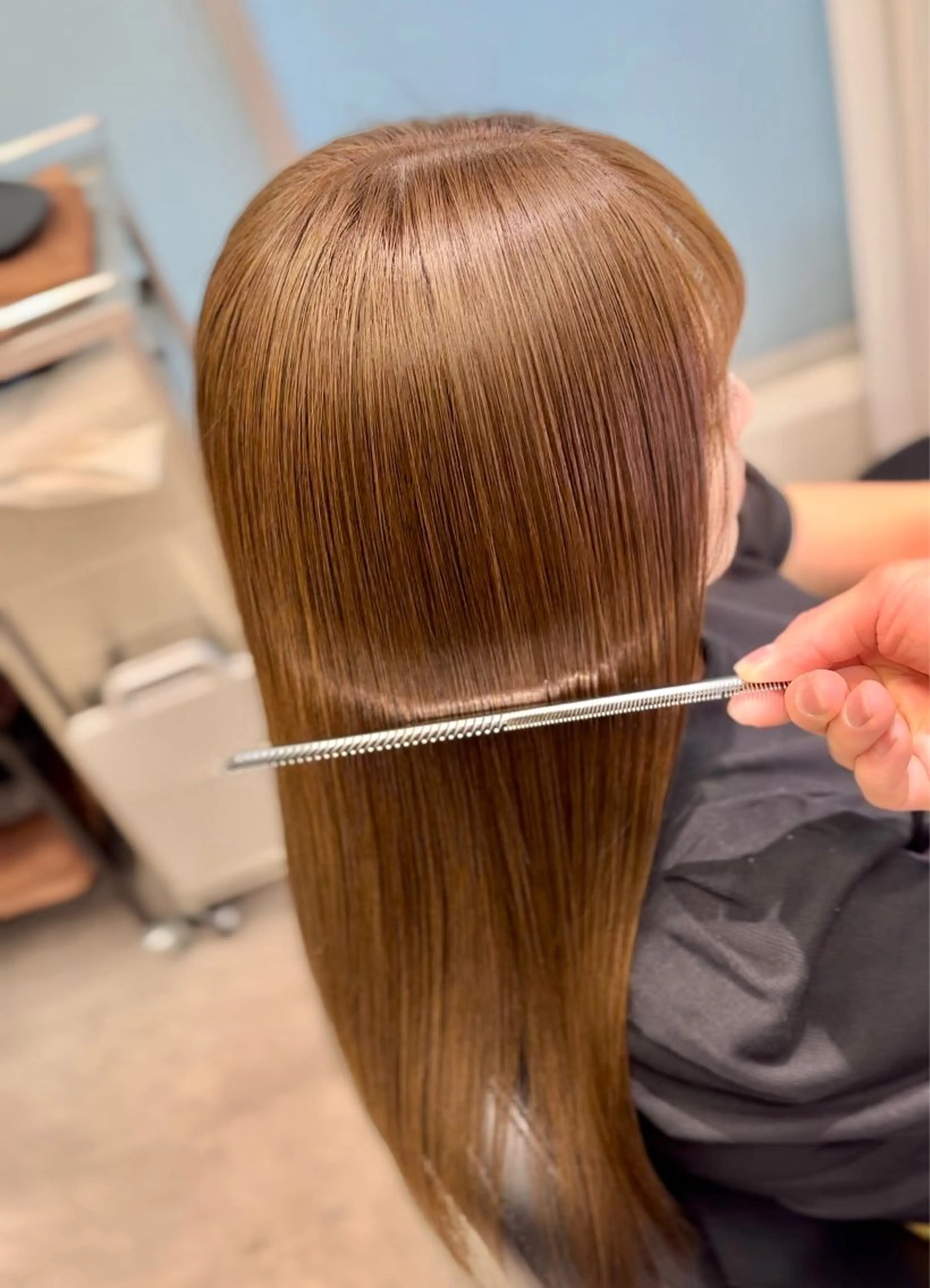 ロング カラー パーマ ヘアアレンジ キッズ カット トリートメント 🪽美髪の神🪽 💎RYUSEI💎のヘアスタイル