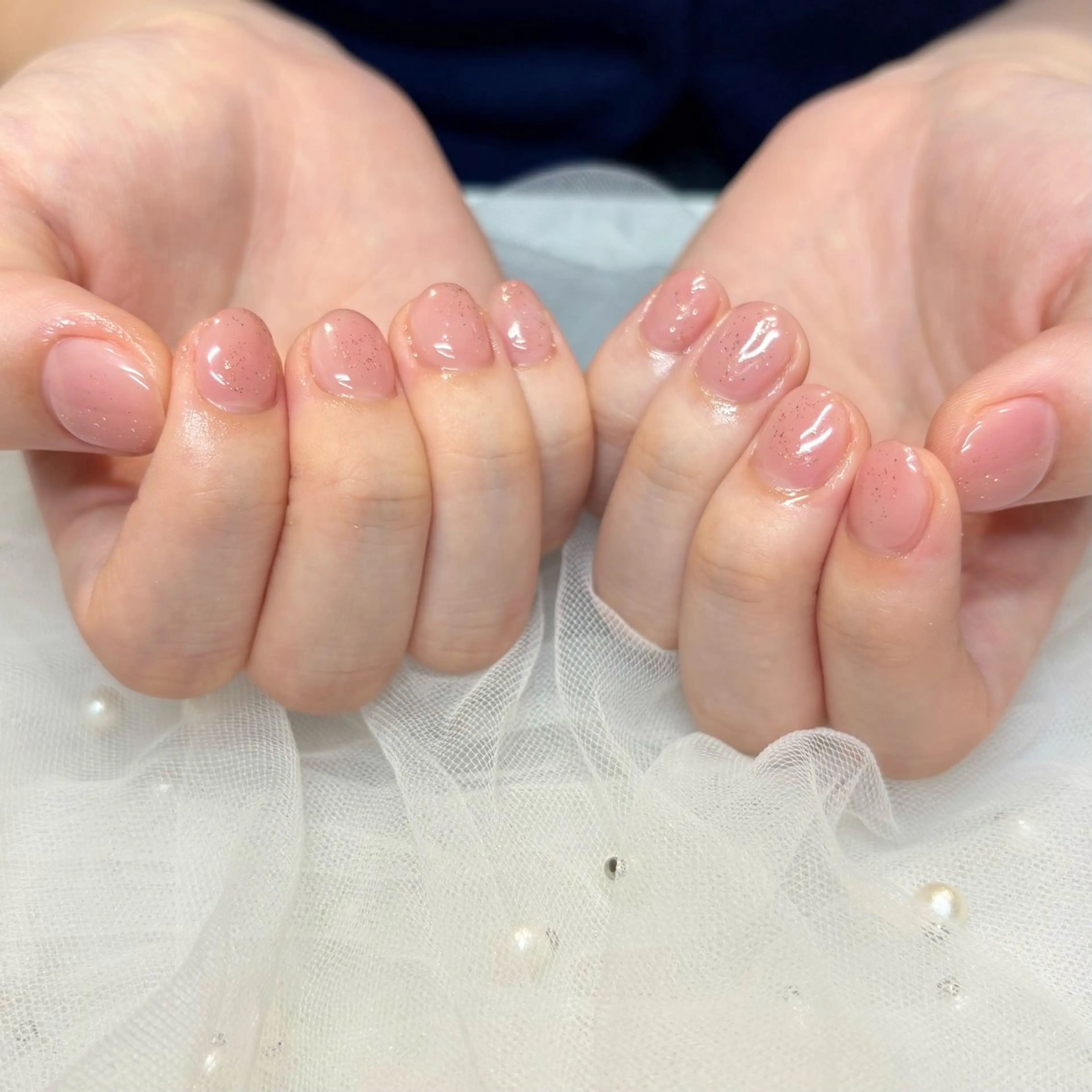 ネイル ラメ(グリッター) ハンドネイル 荒巻 めいのネイルデザイン