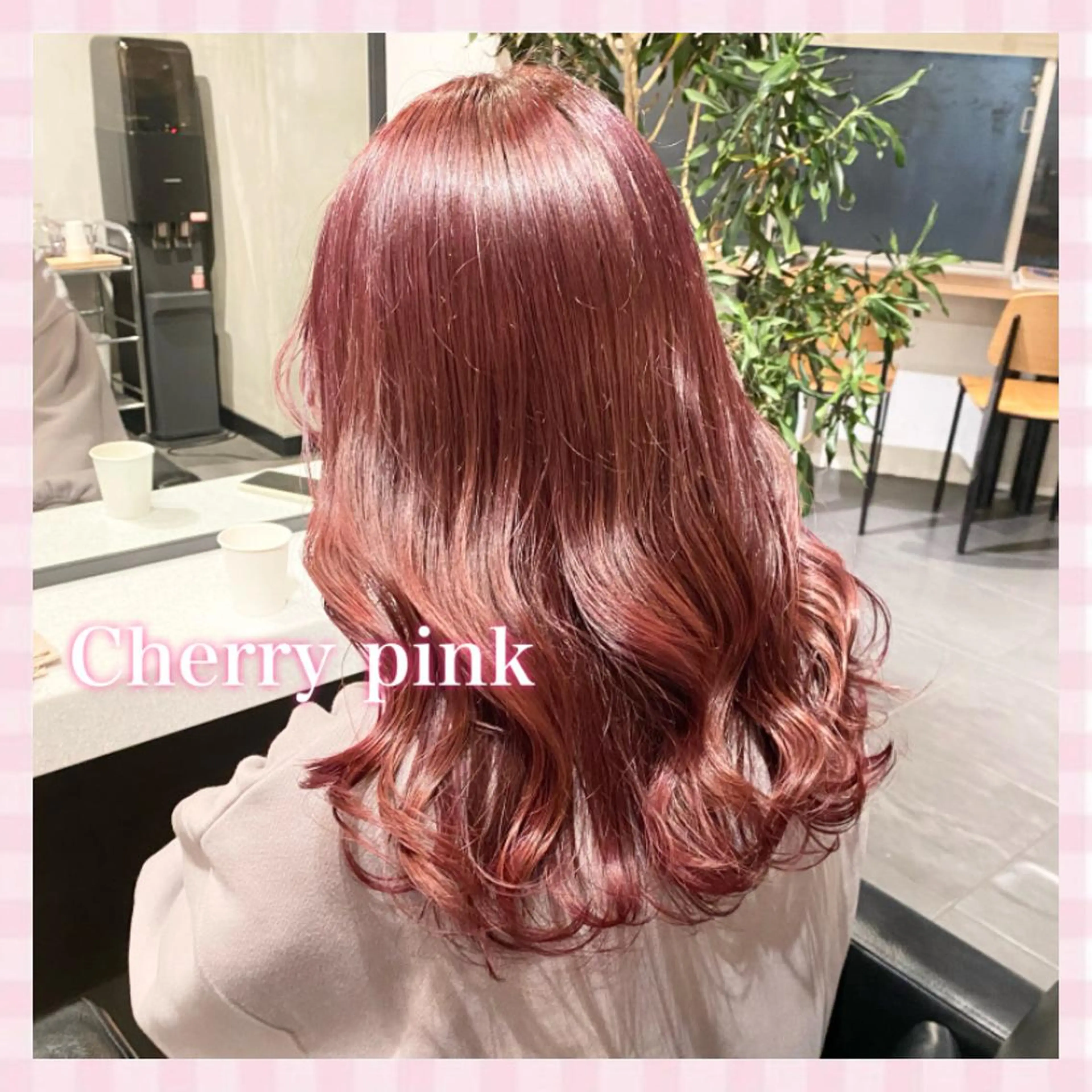 セミロング カラー 💗ガーリーヘア🎀 saki💗のヘアスタイル