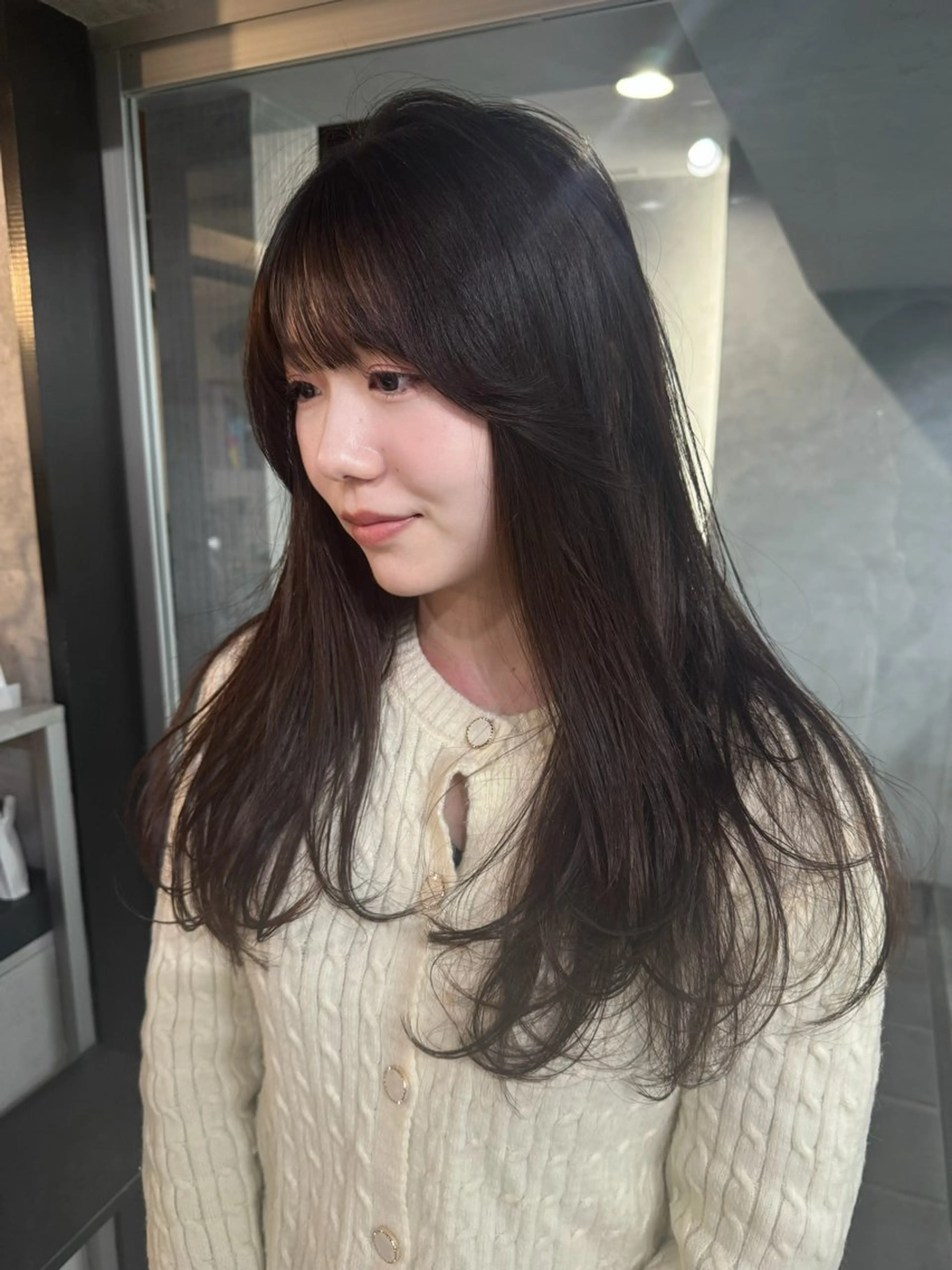 ロング カット トリートメント NOOS omotesando所属・あなたのお悩み改善" You"💚❤️💛のヘアスタイル