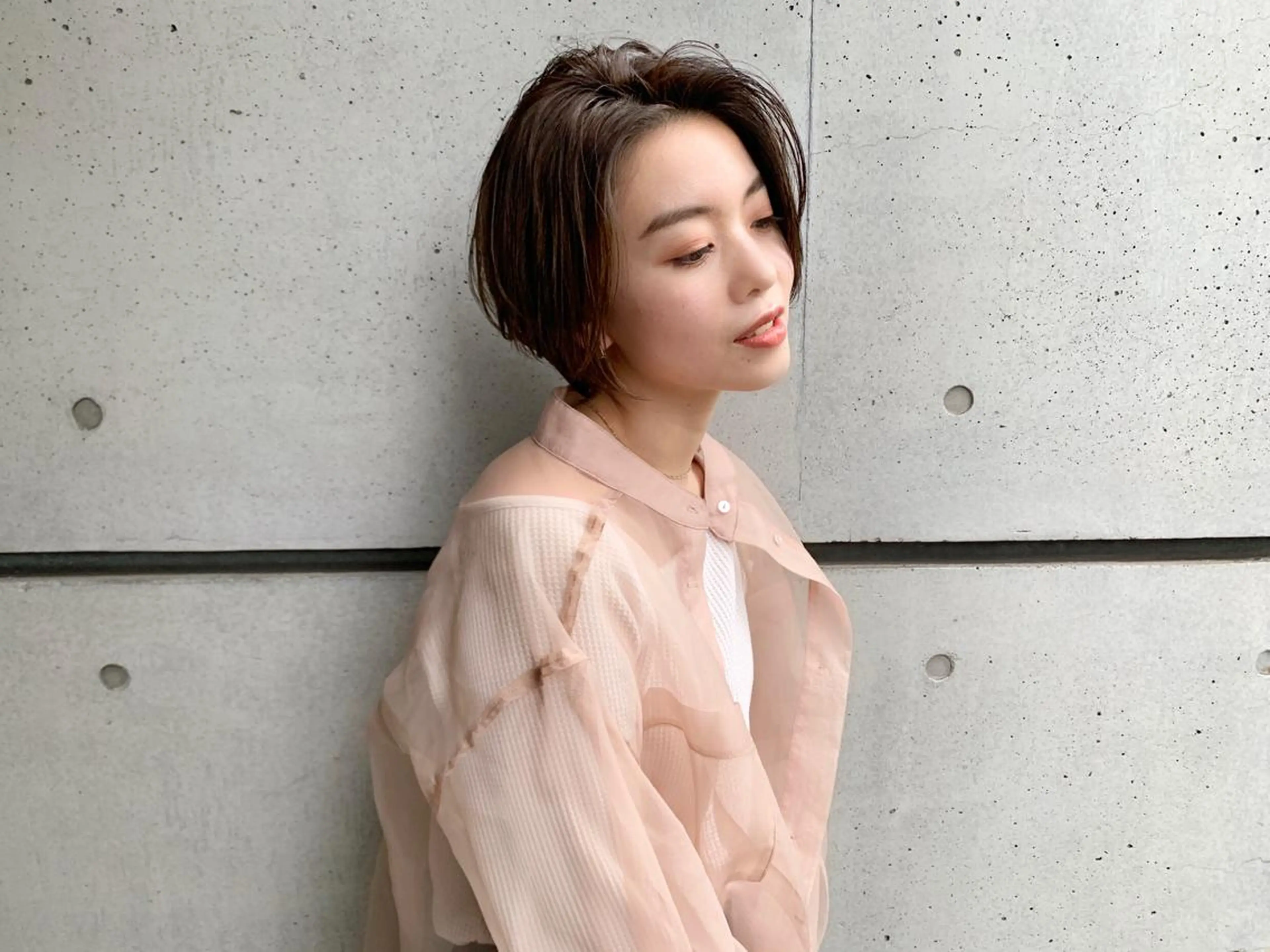 ショート ショートヘア 小顔カット カット ヘアカラー トリートメント Toiro 中目黒のヘアスタイル