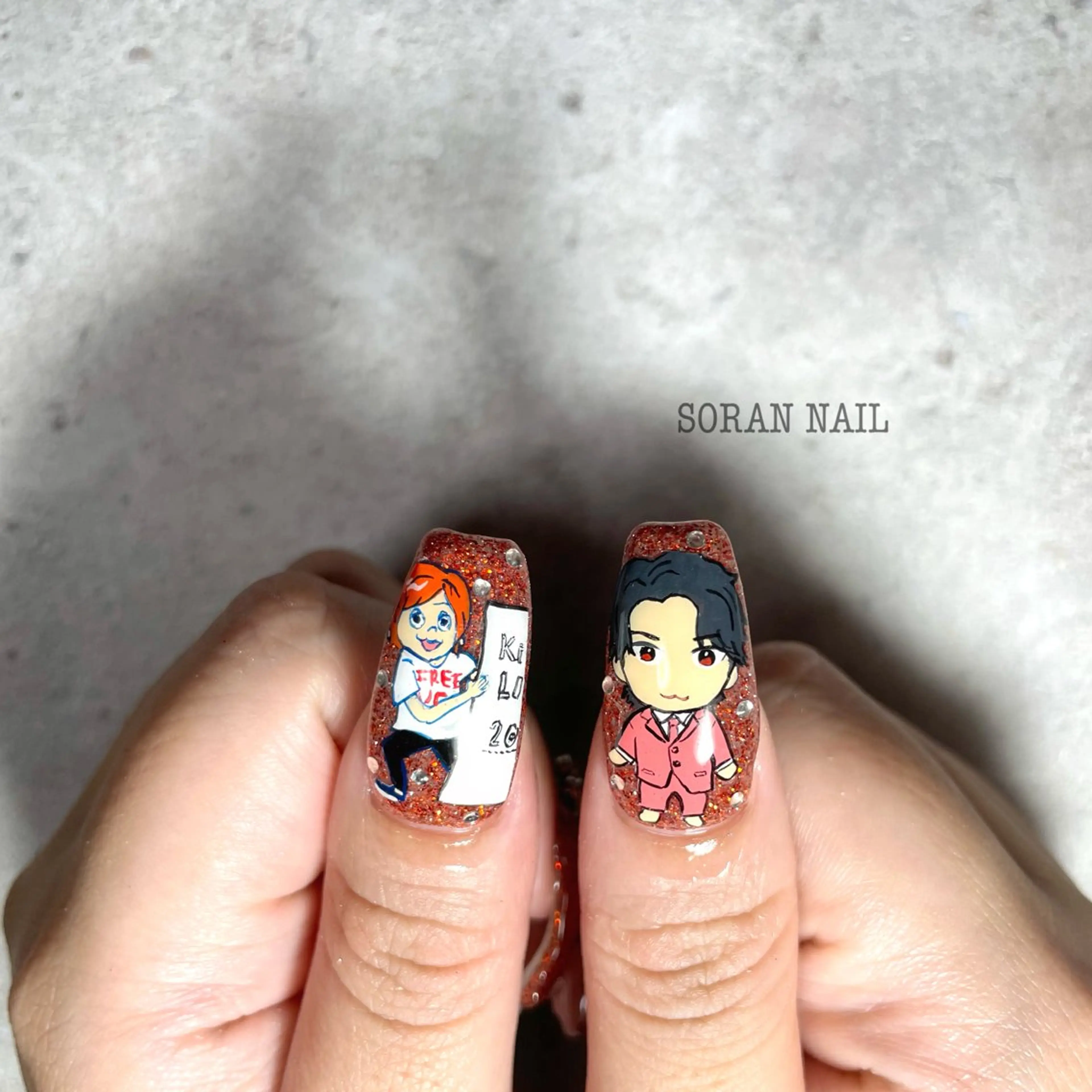 ハンドネイル フットネイル soran nailのネイルデザイン