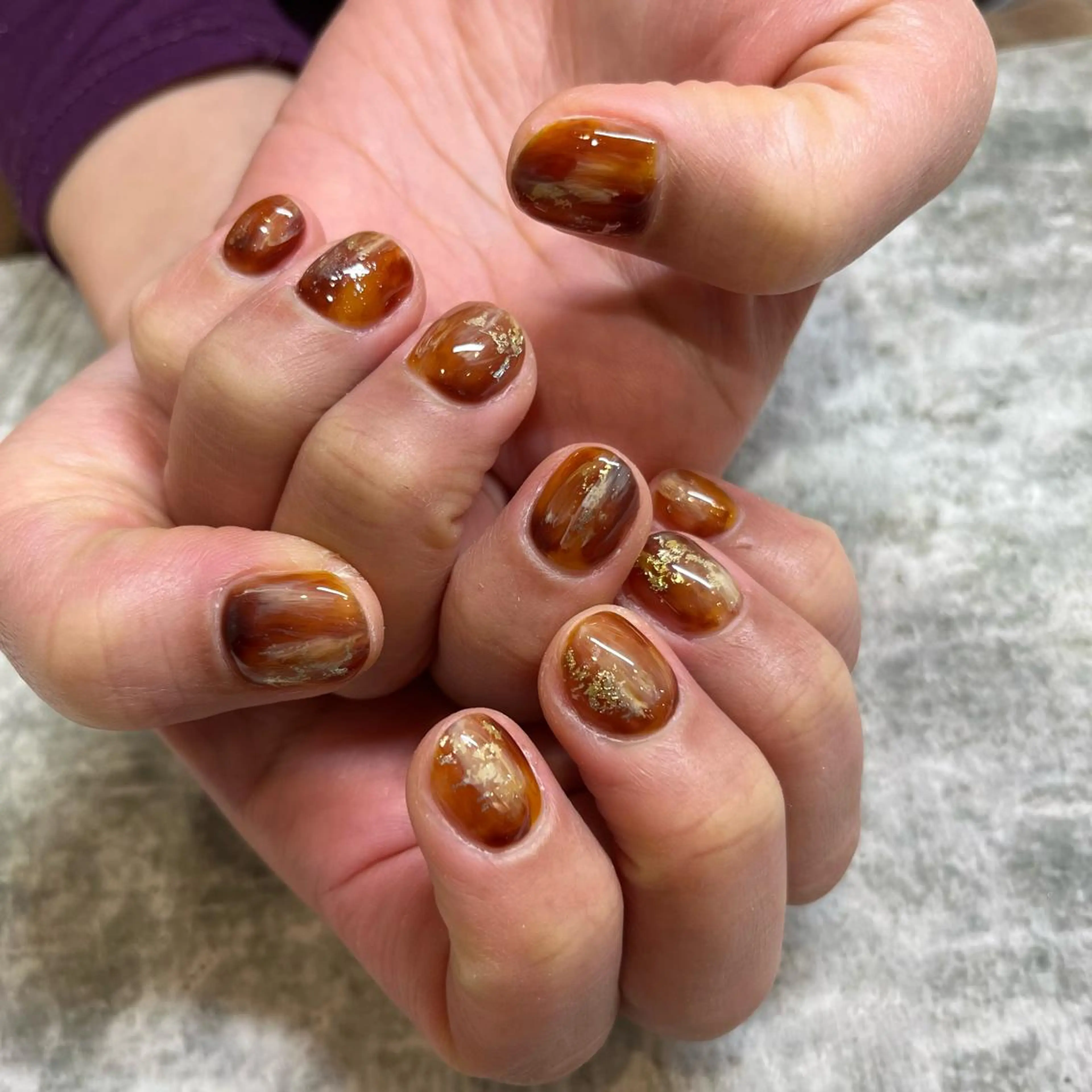 ネイル ラメ(グリッター) ニュアンスネイル ハンドネイル Lia所属・eri chan nailのネイルデザイン