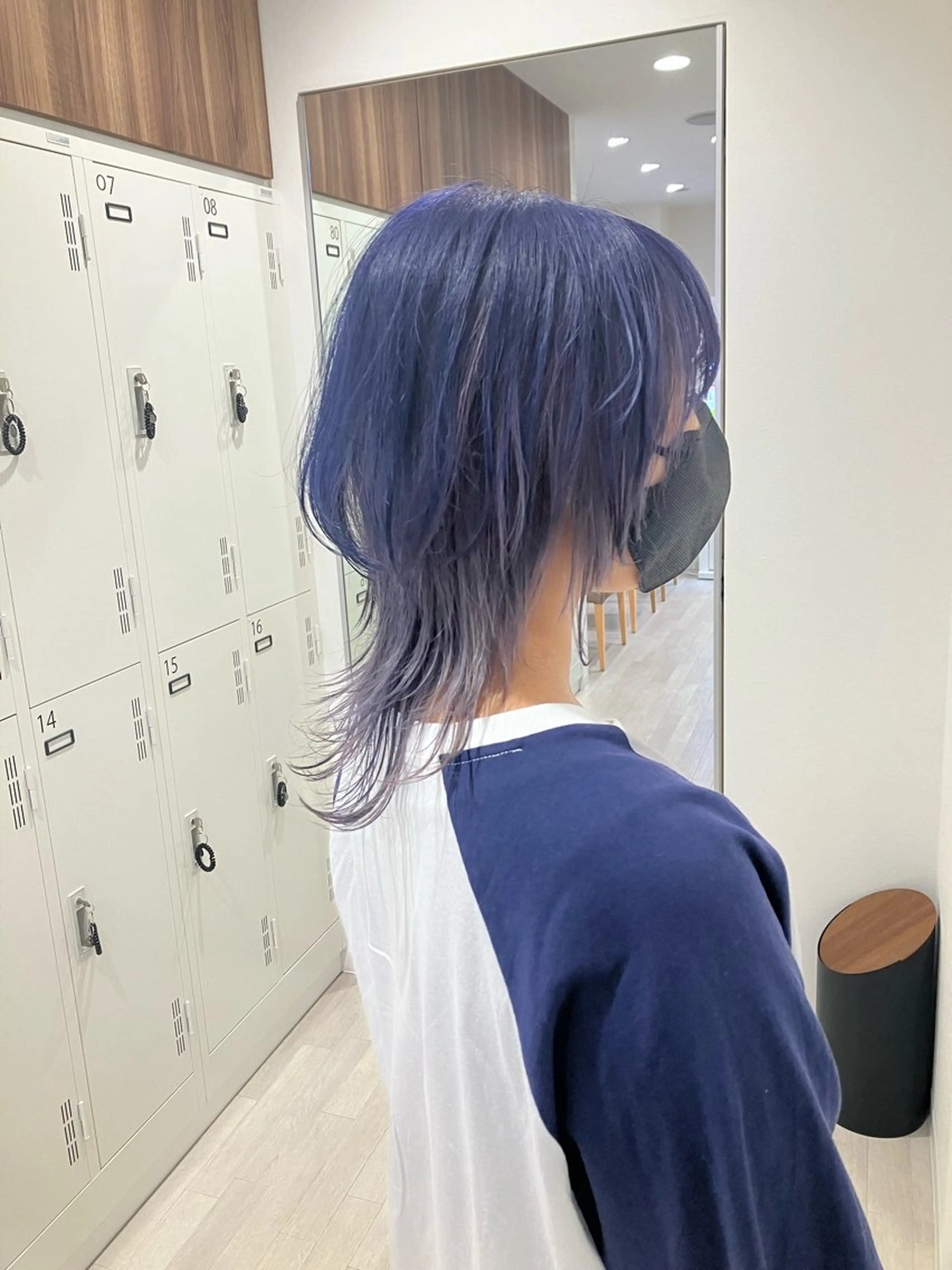 セミロング カラー ヘアカラー Re:st所属・Miyavi/カラー ショートボブのヘアスタイル