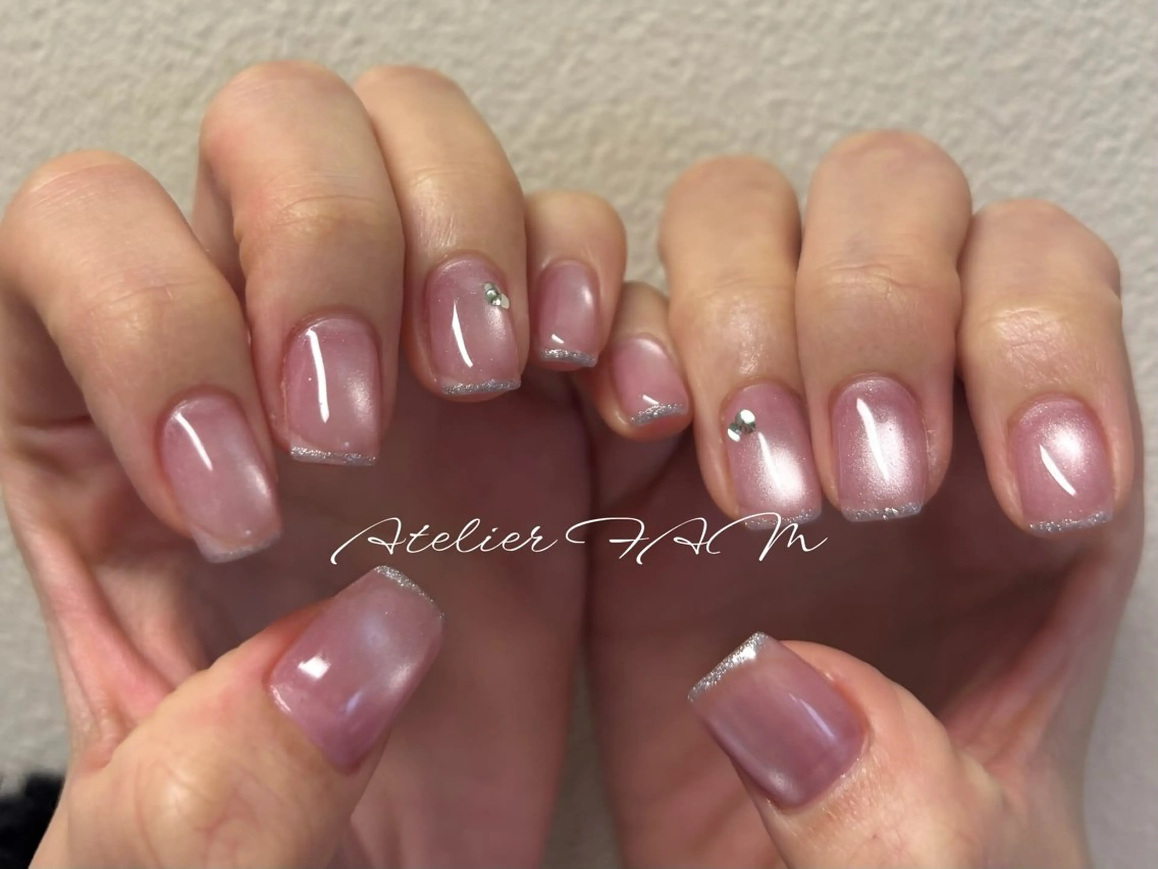 ミディアム ハンドネイル nail&eyelashsalon atelier fam上本町店所属・アトリエ FAMのネイルデザイン