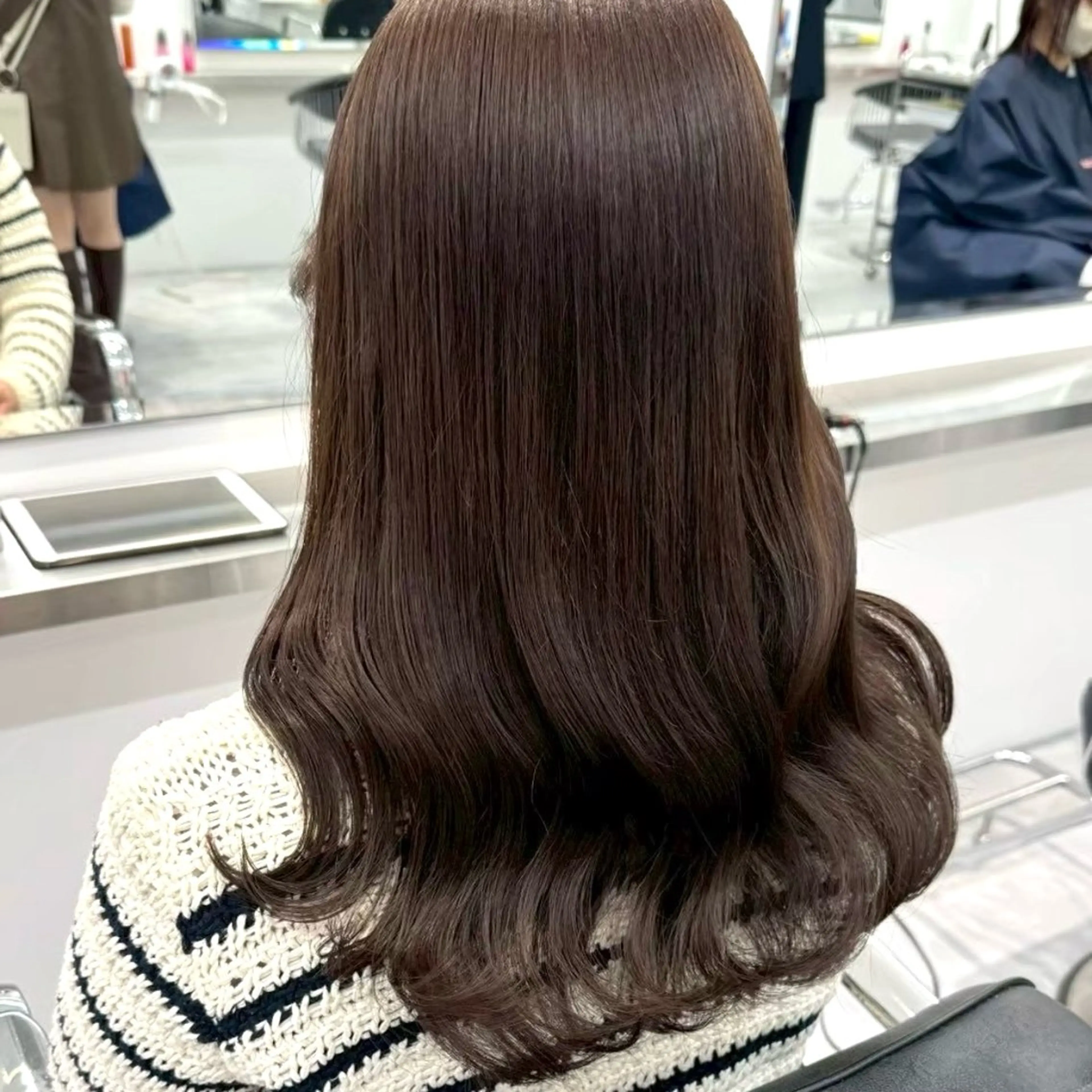 ロング カラー ヘアカラー Parve Mix 森 美遥🇰🇷🩶のヘアスタイル