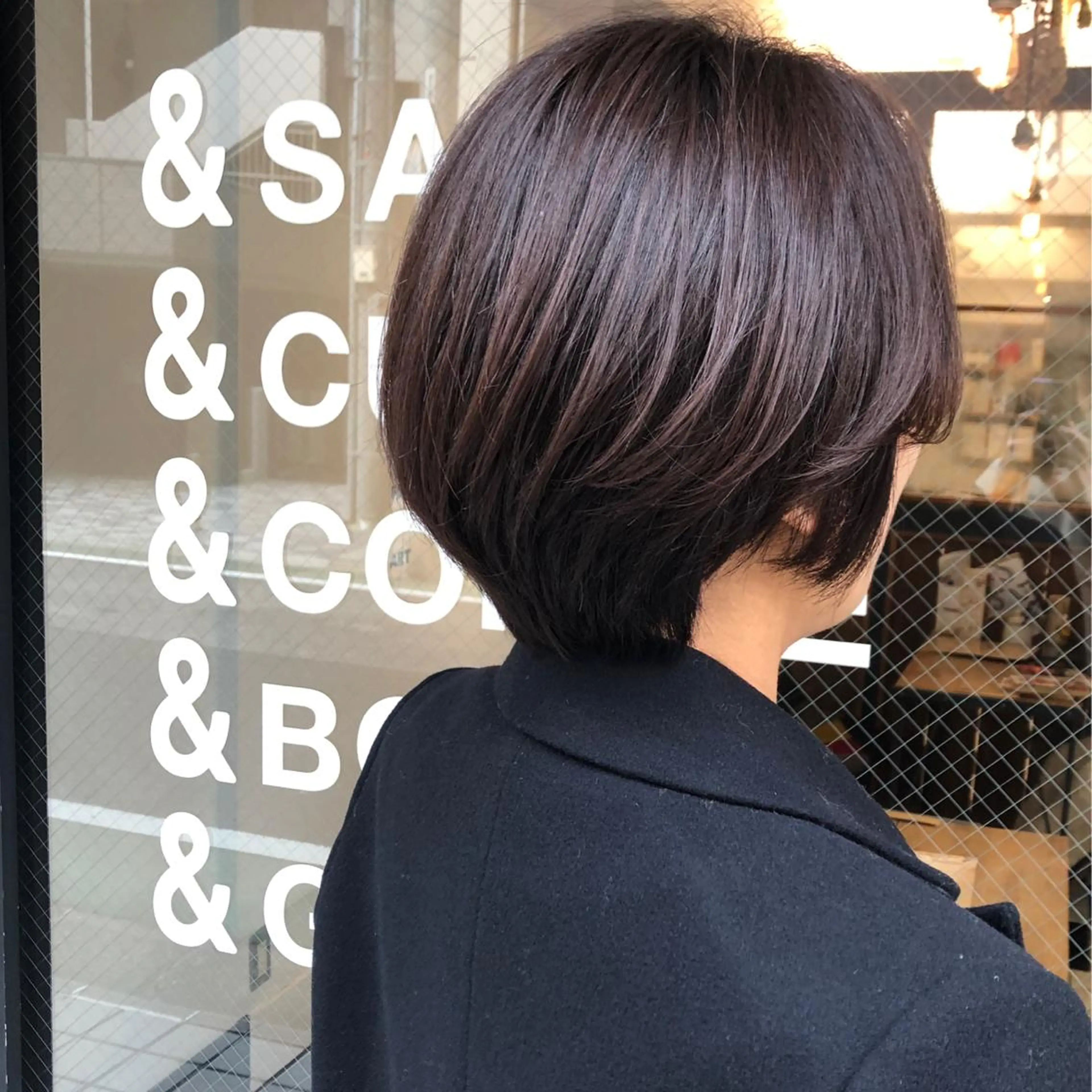 ショート カラー ショートボブ アッシュ ラベンダーカラー ラベンダーアッシュ ボブ 🌕ホンブ ユウイチ【代表】🌕のヘアスタイル