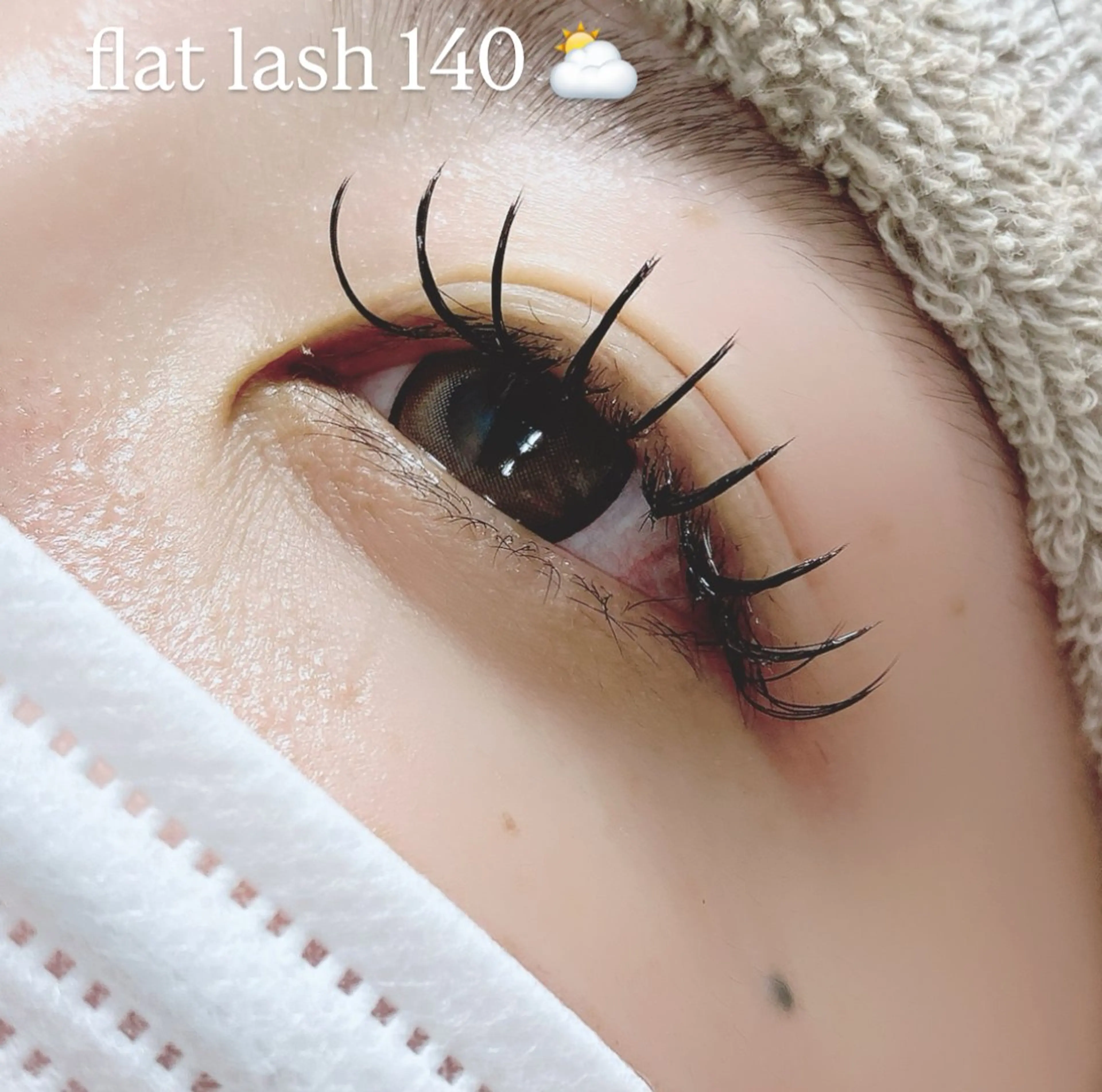 マツエク・マツパ フラットラッシュ eye 梨花のマツエク・マツパデザイン