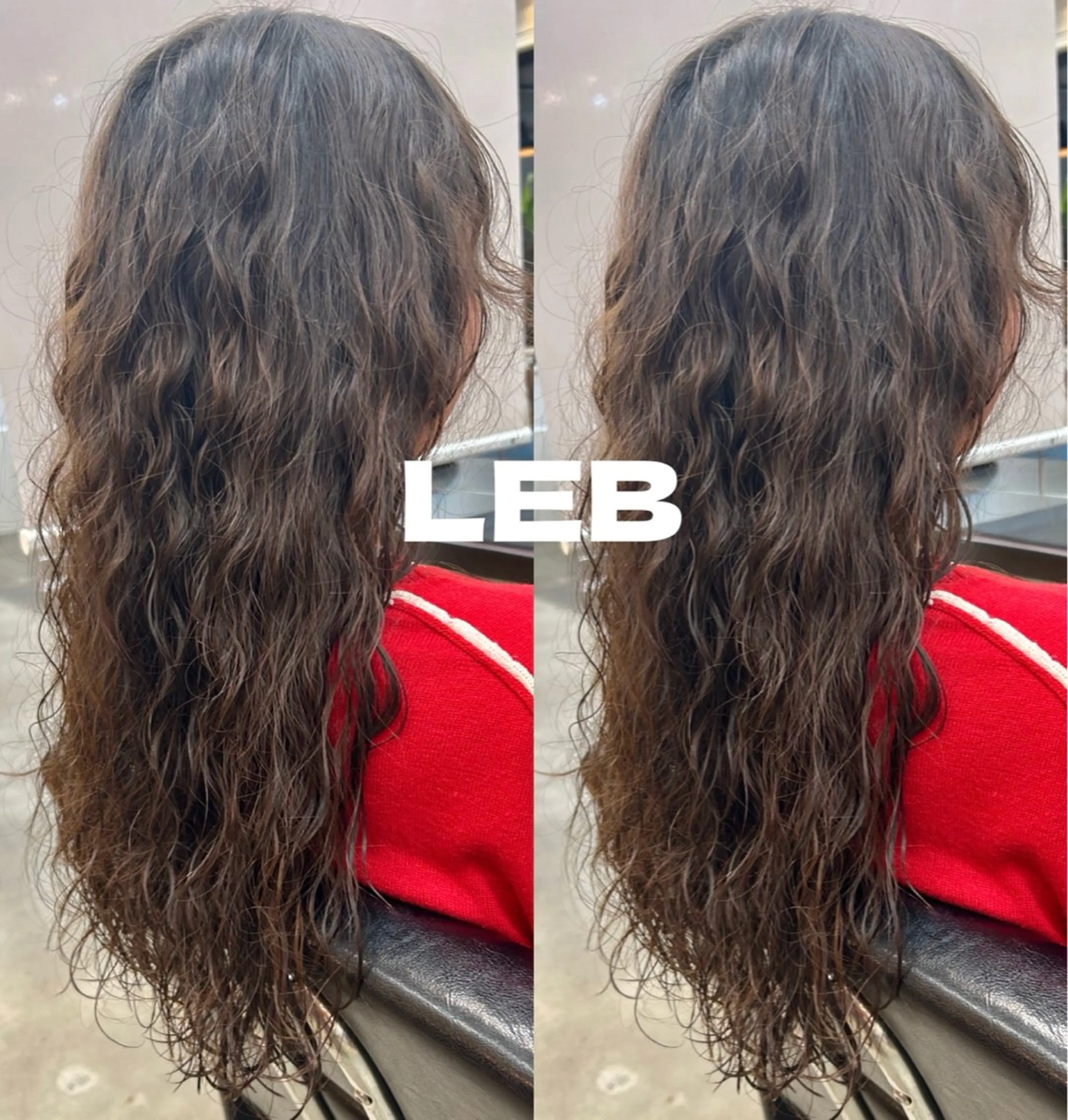 ロング パーマ カット パーマ トリートメント LEB所属・下河 宗太のヘアスタイル