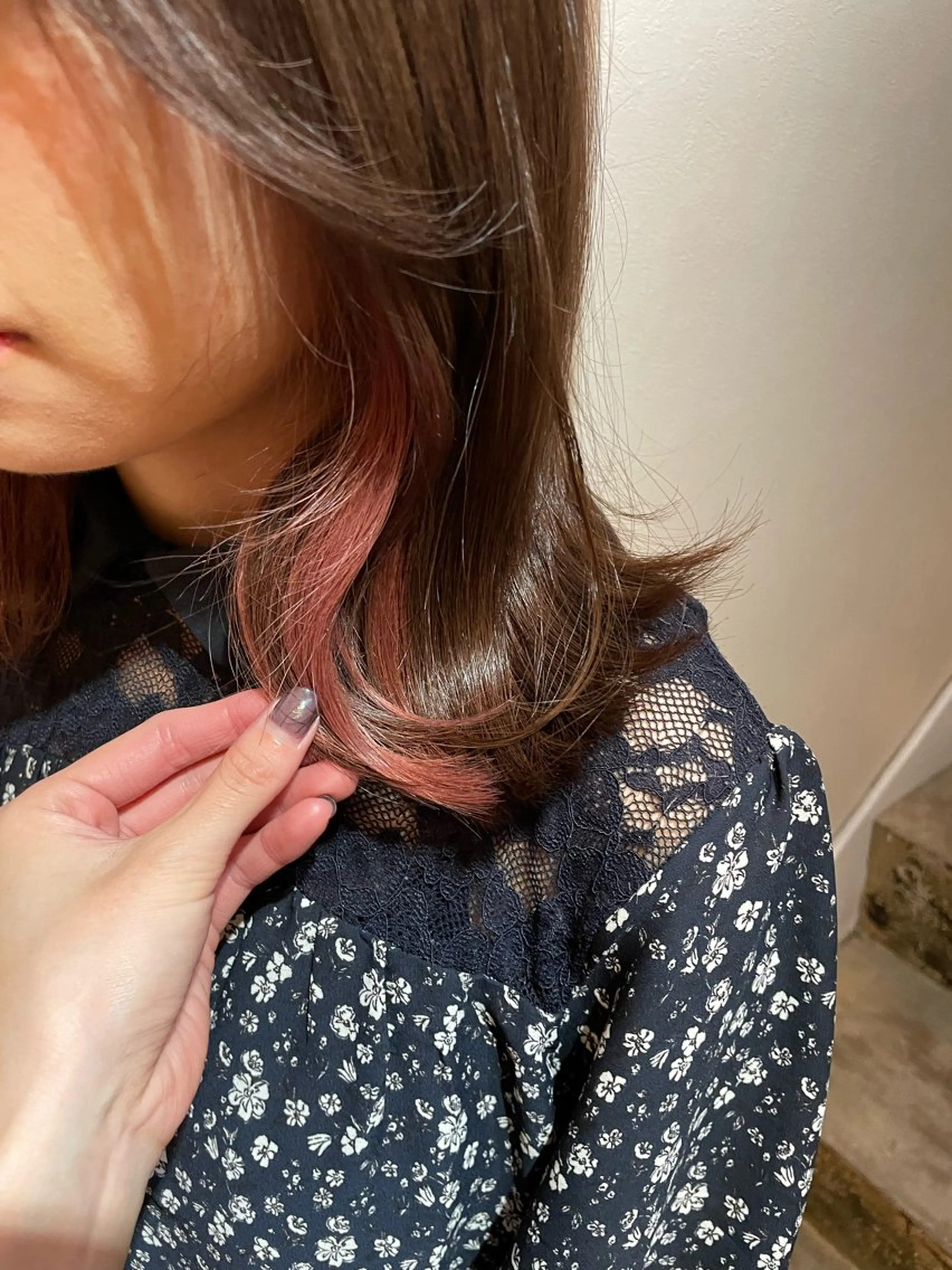 ミディアム カラー ブリーチ FERIA  あべの 🌼西口実来🌼のヘアスタイル