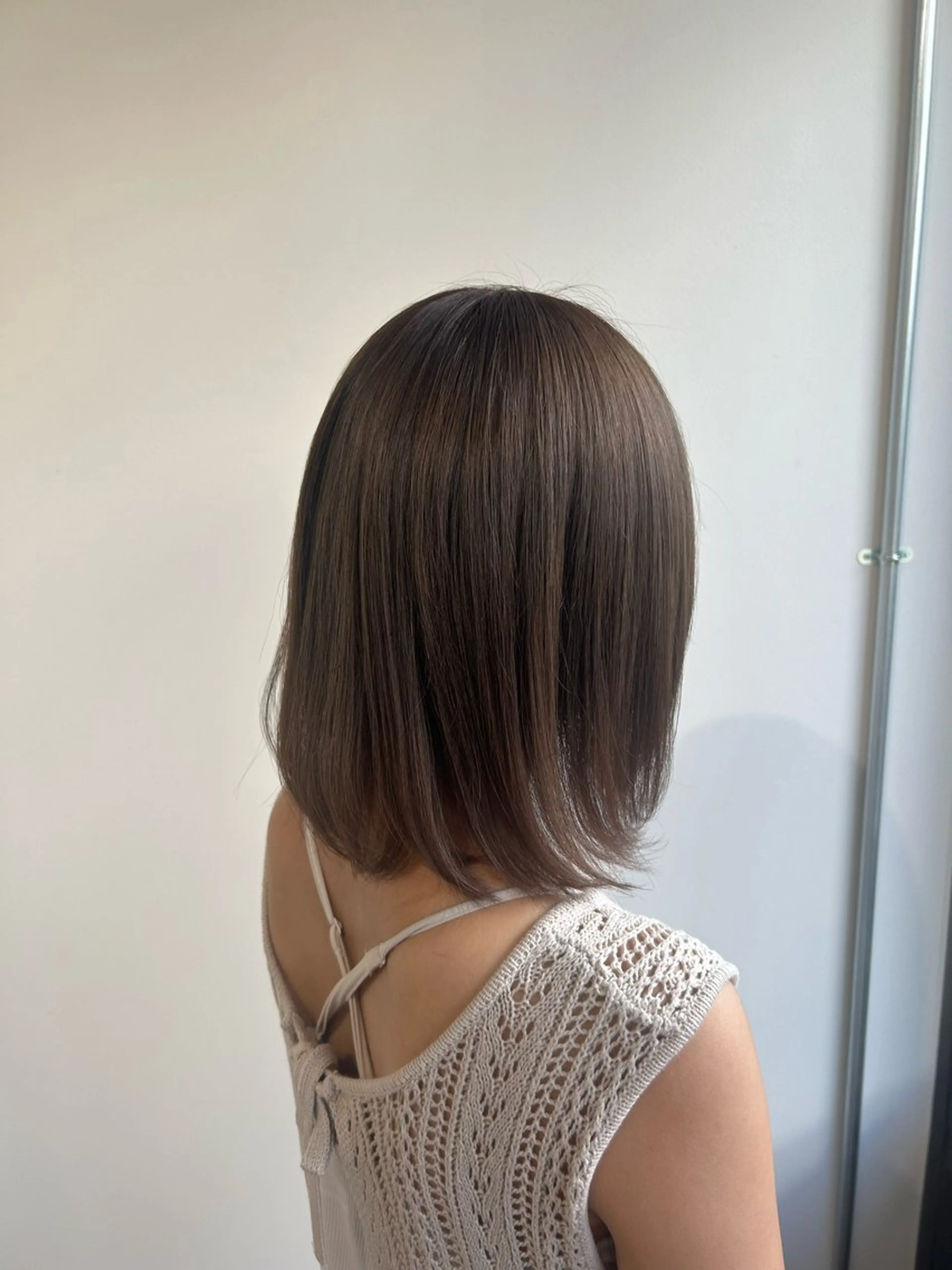 カラー ヘアカラー トリートメント ベージュ/ダブルカラ ー/新潟駅/青柳萌果のヘアスタイル