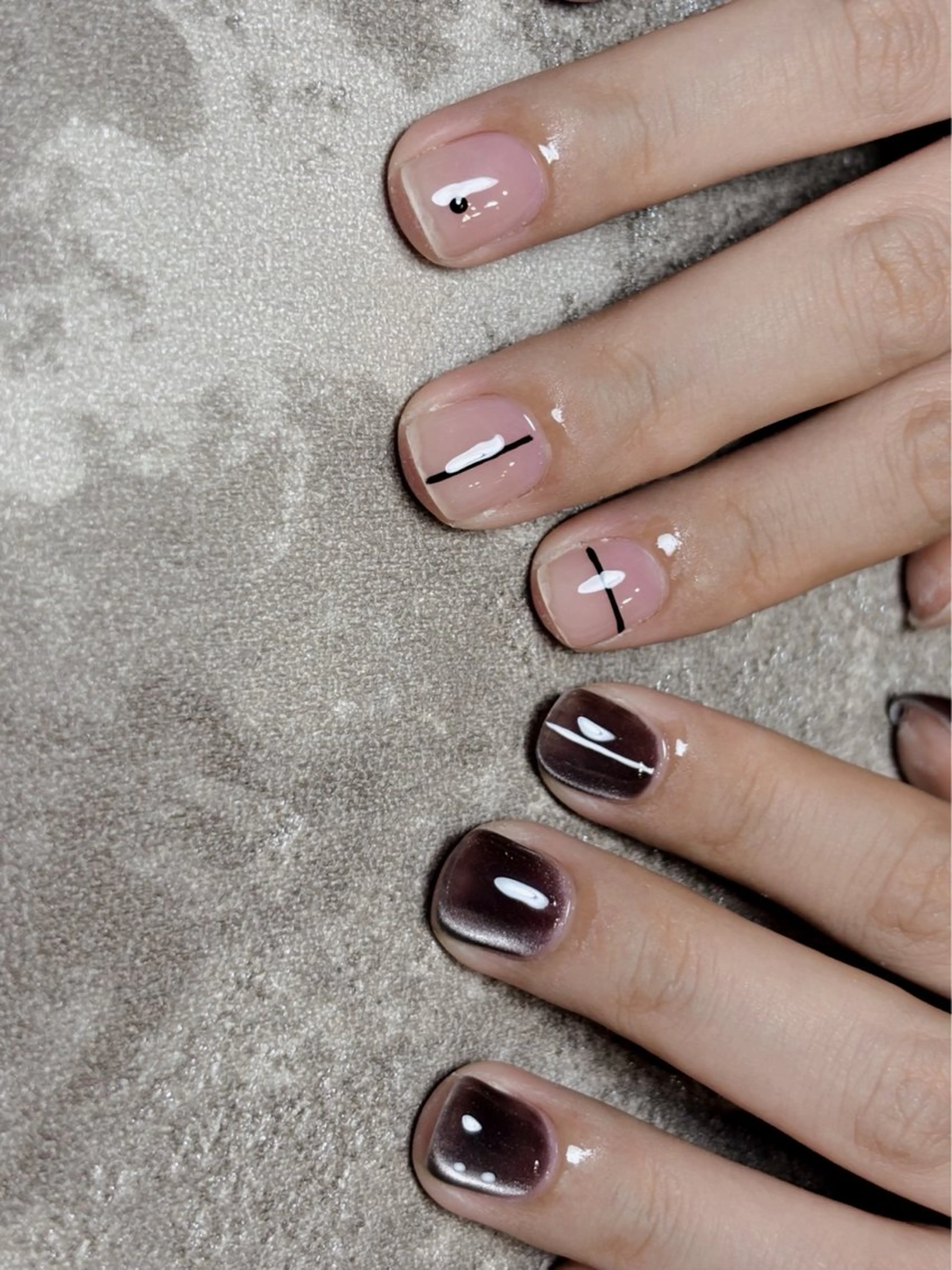 90分店内・持ち込みシンプルめなアート(アート目安3本-5本、ご予約前要確認🩷)(オフ、ケア込み)の写真