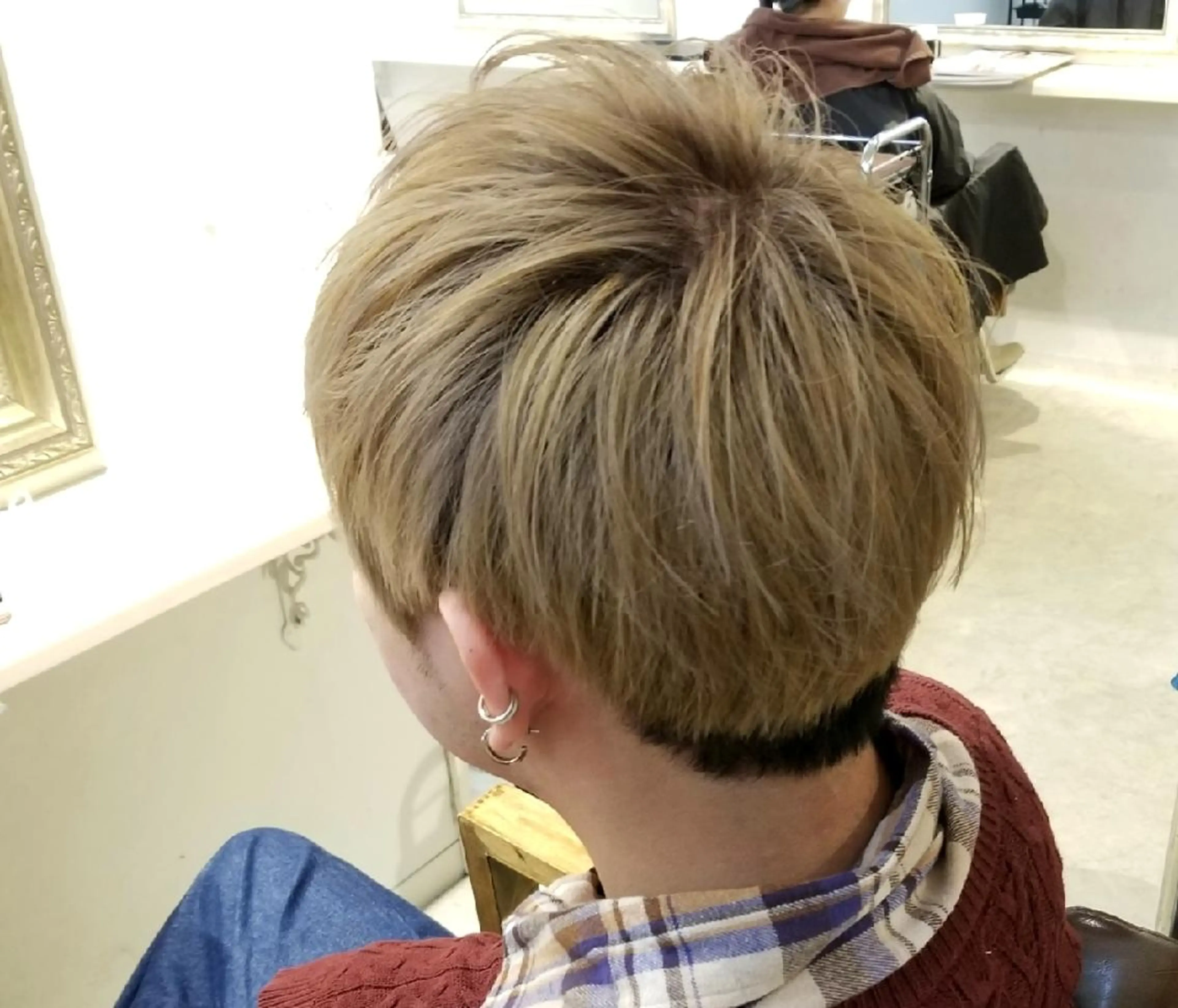 カラー ショート メンズ カット ヘアカラー トリートメント ✨デザインカラー✨ 中澤秀章のヘアスタイル