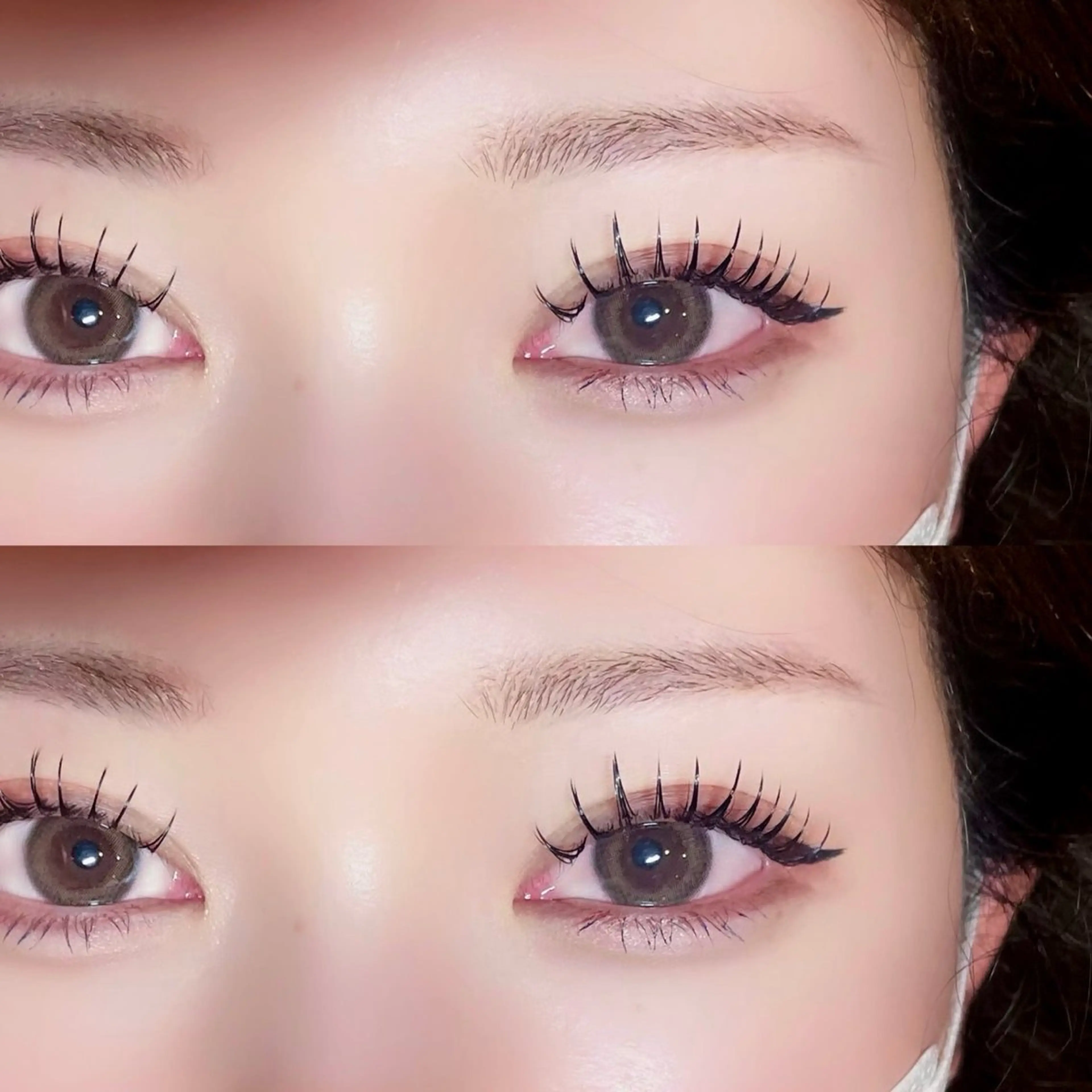 マツエク・マツパ フラットラッシュ ‎🤍nabi 代官山/渋谷/恵比寿のマツエク・マツパデザイン