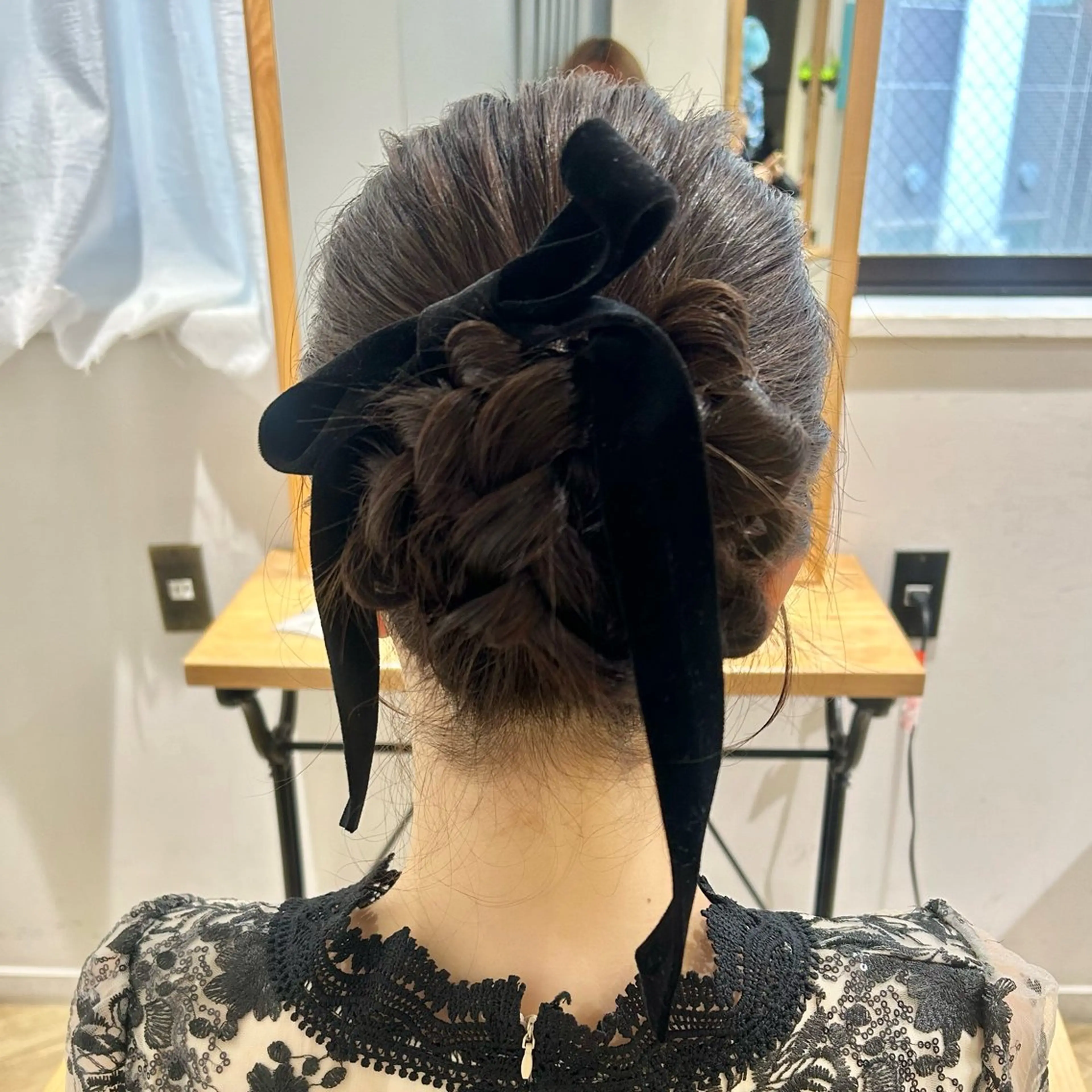 ヘアアレンジ ヘアセット 🧃暖色カラー/🪷 アレンジ/　yunaのヘアスタイル