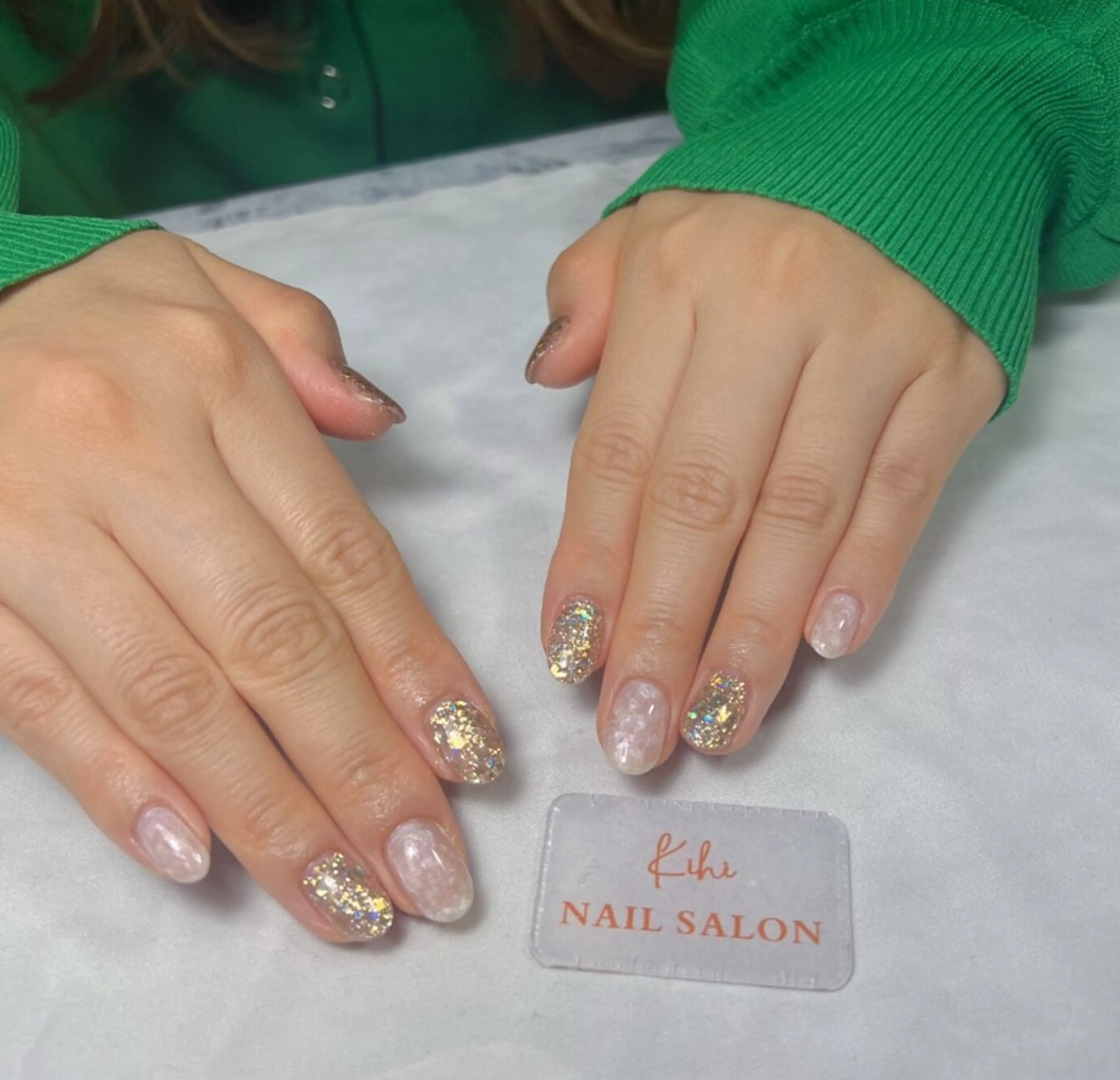 ネイル アートネイル フレンチネイル ジェルネイル グラデーション 韓国ネイル 村中 ハナのネイルデザイン