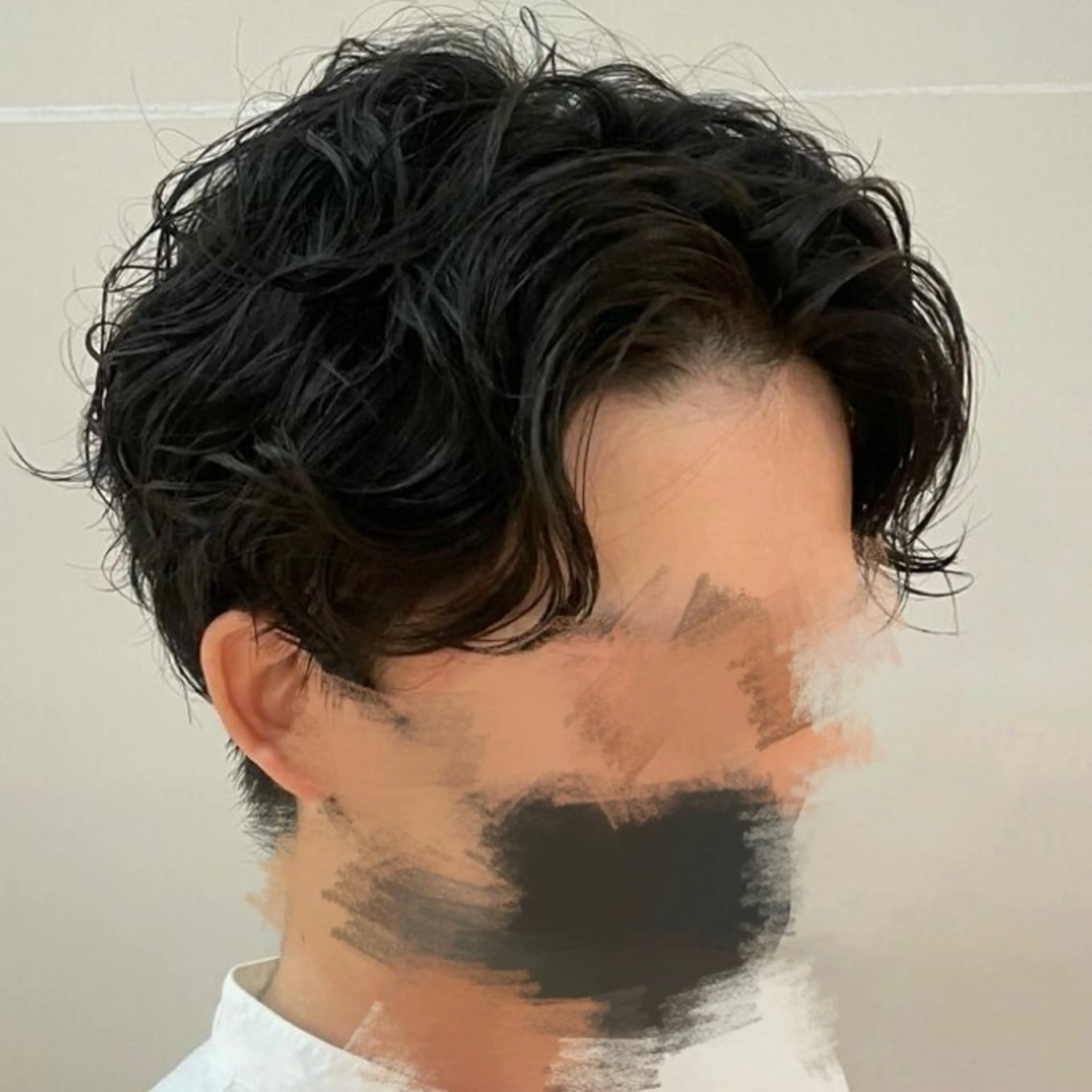 カラー パーマ メンズ 【柔らか透明感✨/ 似合せ前髪】大石葉月のヘアスタイル