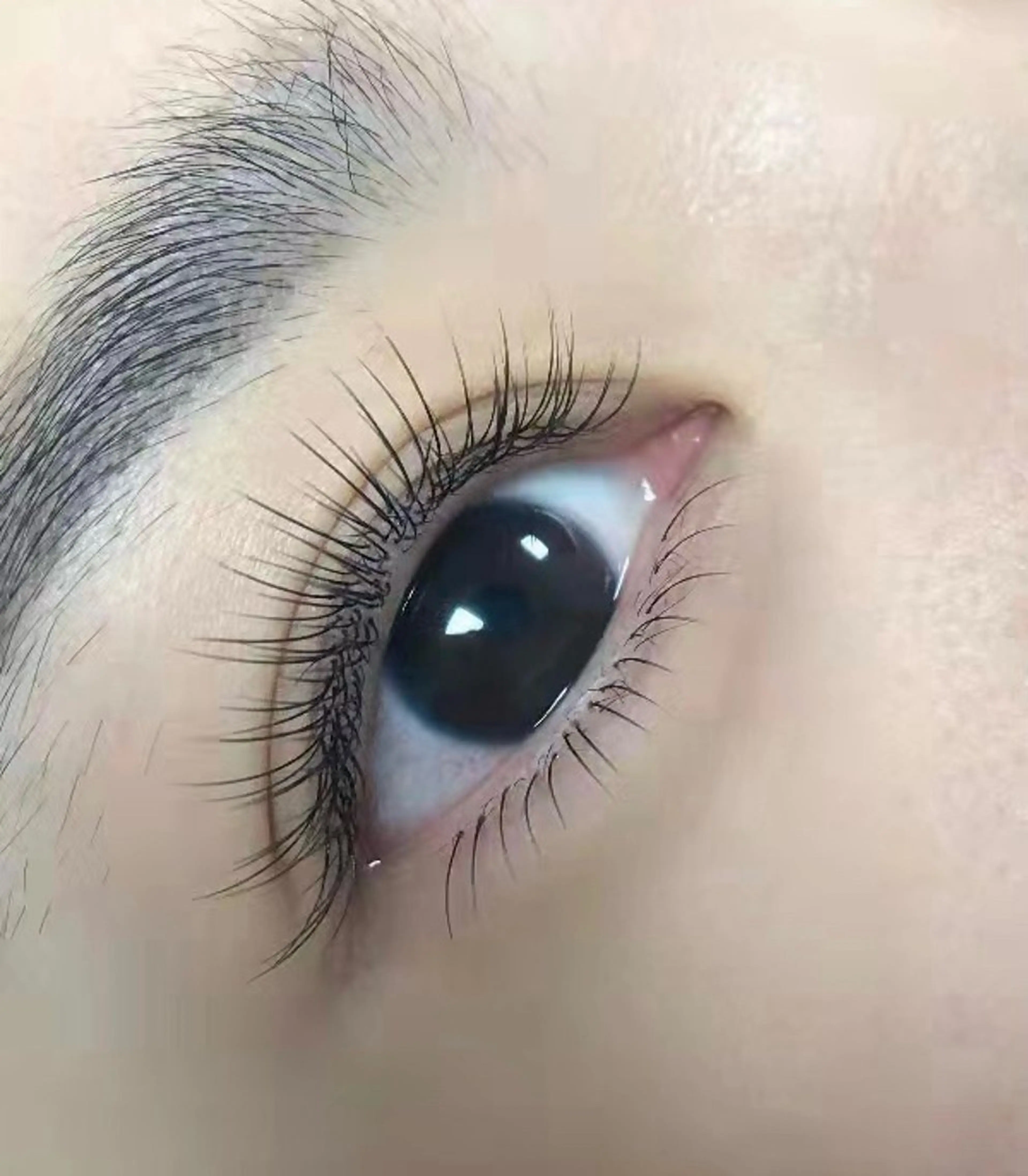 マツエク・マツパ バインドロック カラーマツエク フラットラッシュ ナチュラル パリジェンヌラッシュリフト YK• マツエクサロンのマツエク・マツパデザイン