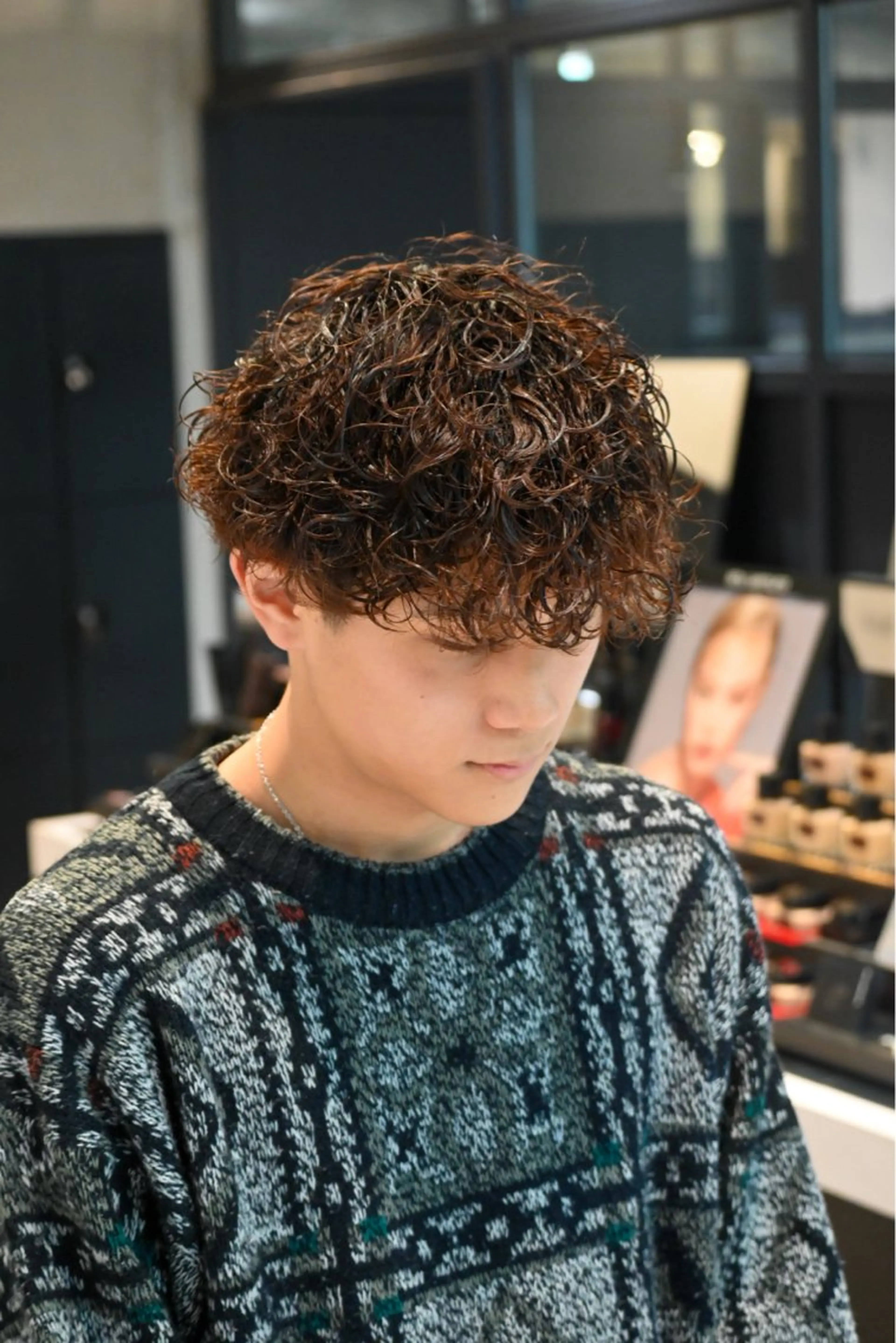 パーマ メンズ カット パーマ 🍀銀座美容師🍀 似合わせ/韓国ヘアのヘアスタイル