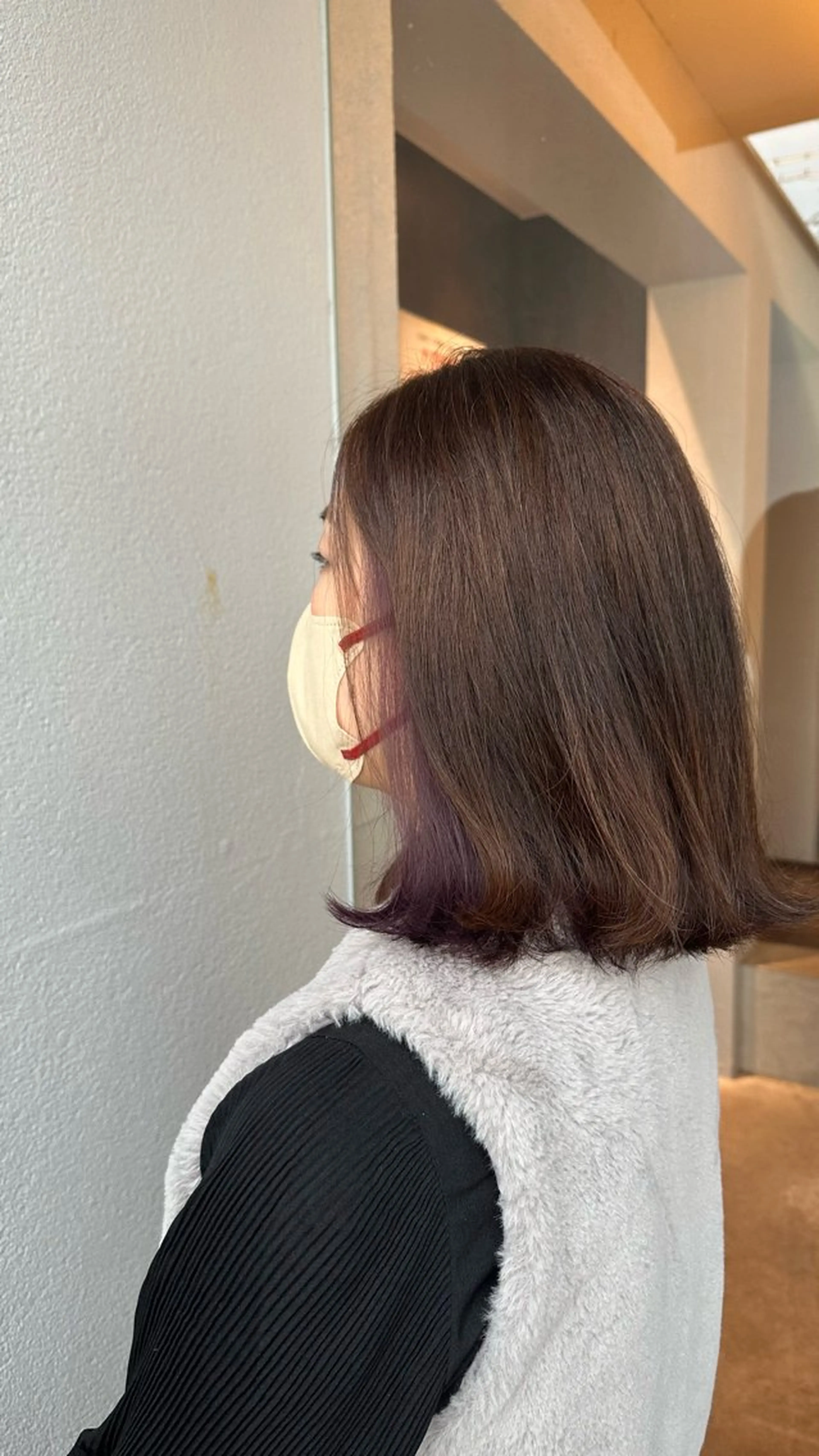 ミディアム 南草津/レイヤー/ ゴトウのヘアスタイル