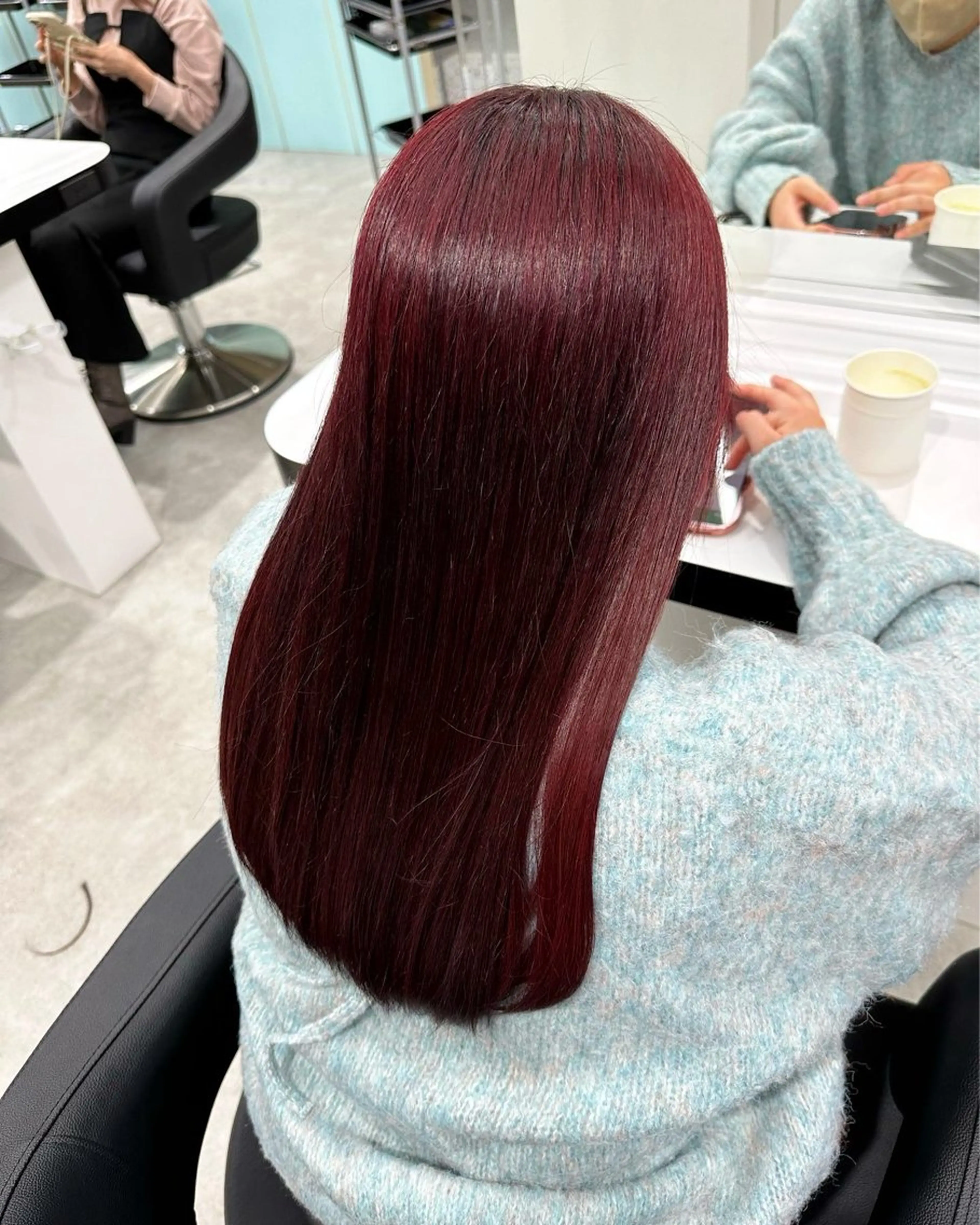 セミロング カラー カット ヘアカラー 透明感・トレンドヘア 🫧SENDAI🫧のヘアスタイル