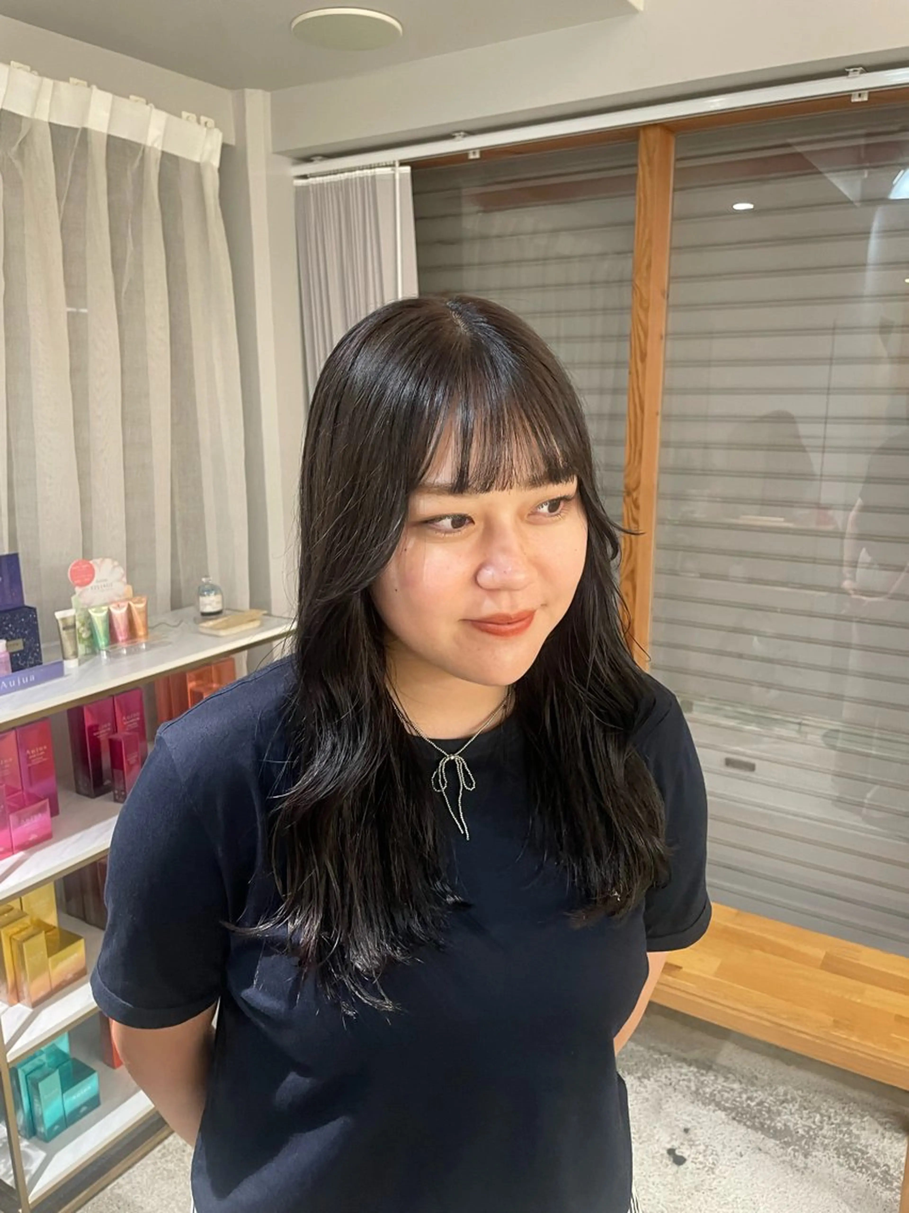 カラー グレージュ cipre 瑞稀のヘアスタイル