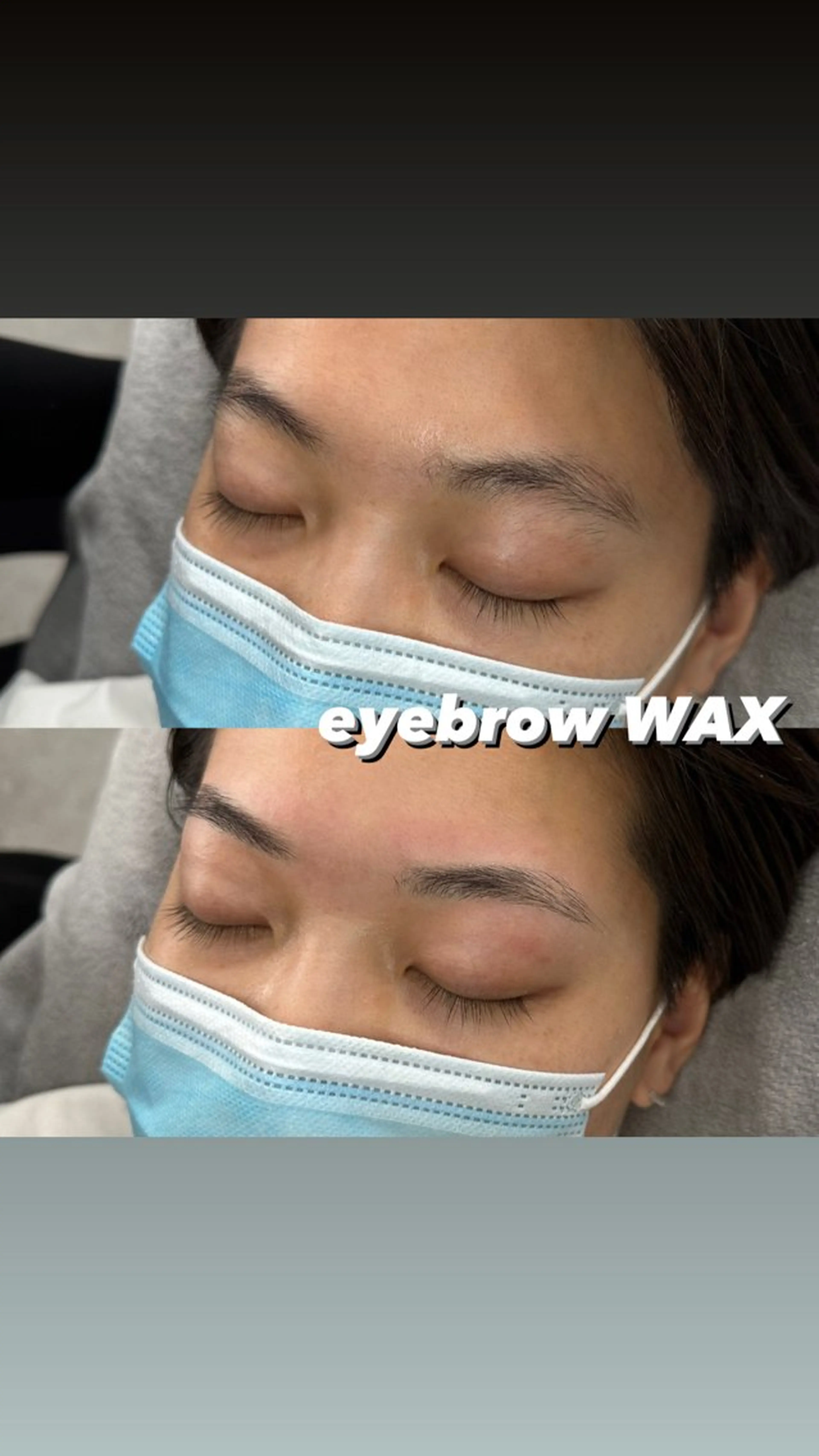 眉毛WAX 単品(黄金比測定＋眉メイク付き)の写真