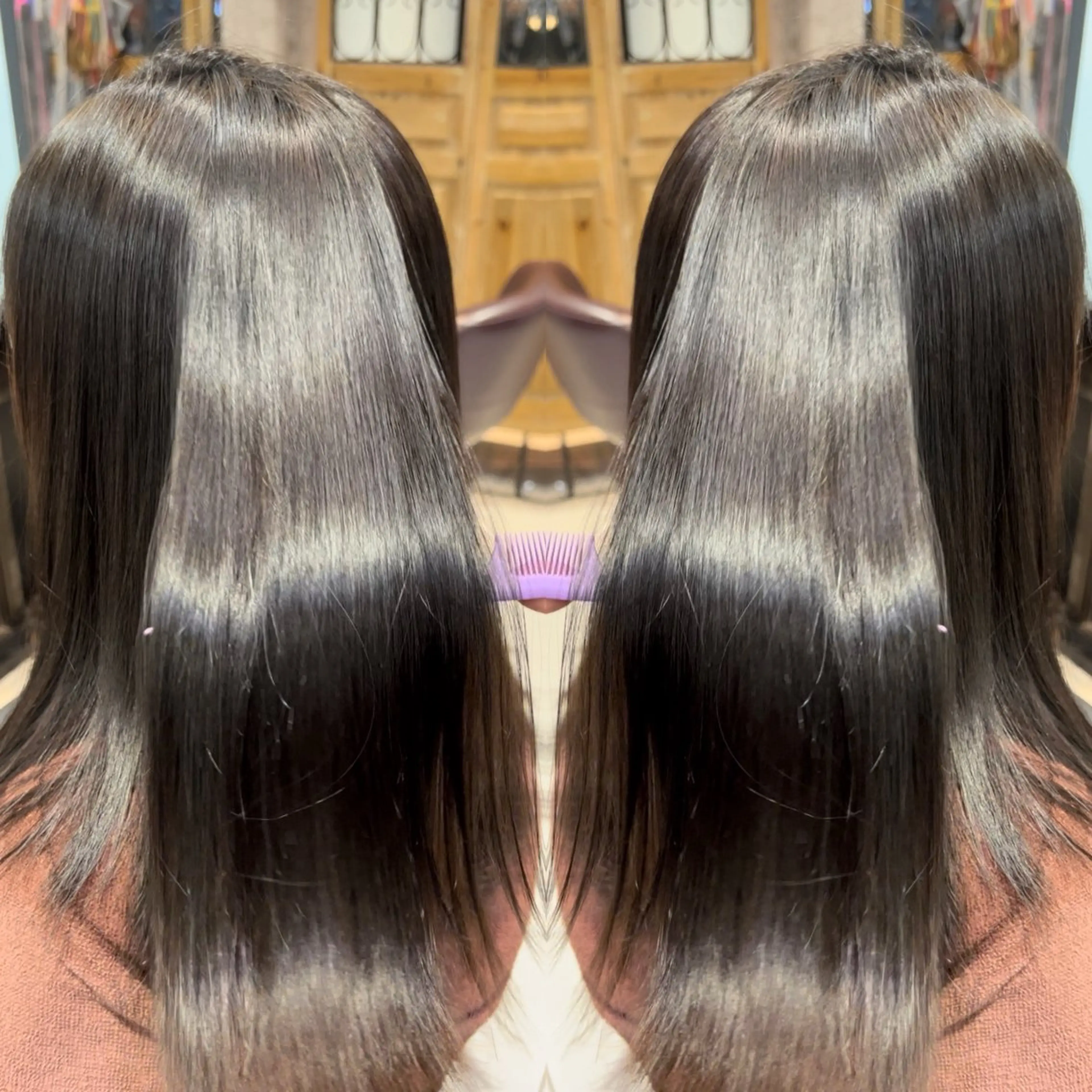 ロング 髪質改善トリート メント/川田のヘアスタイル