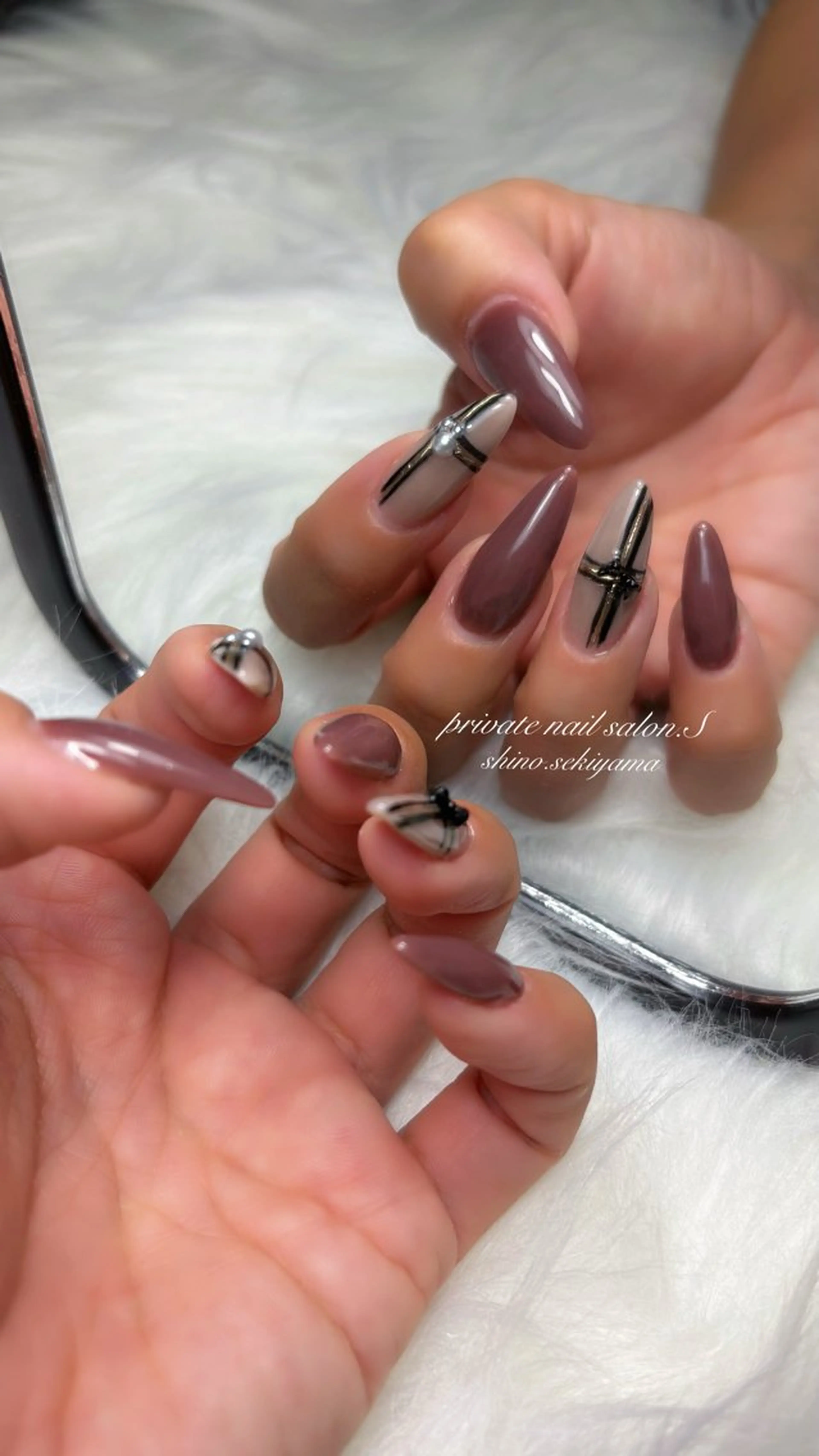 ネイル ハンドネイル 関山 志乃のネイルデザイン