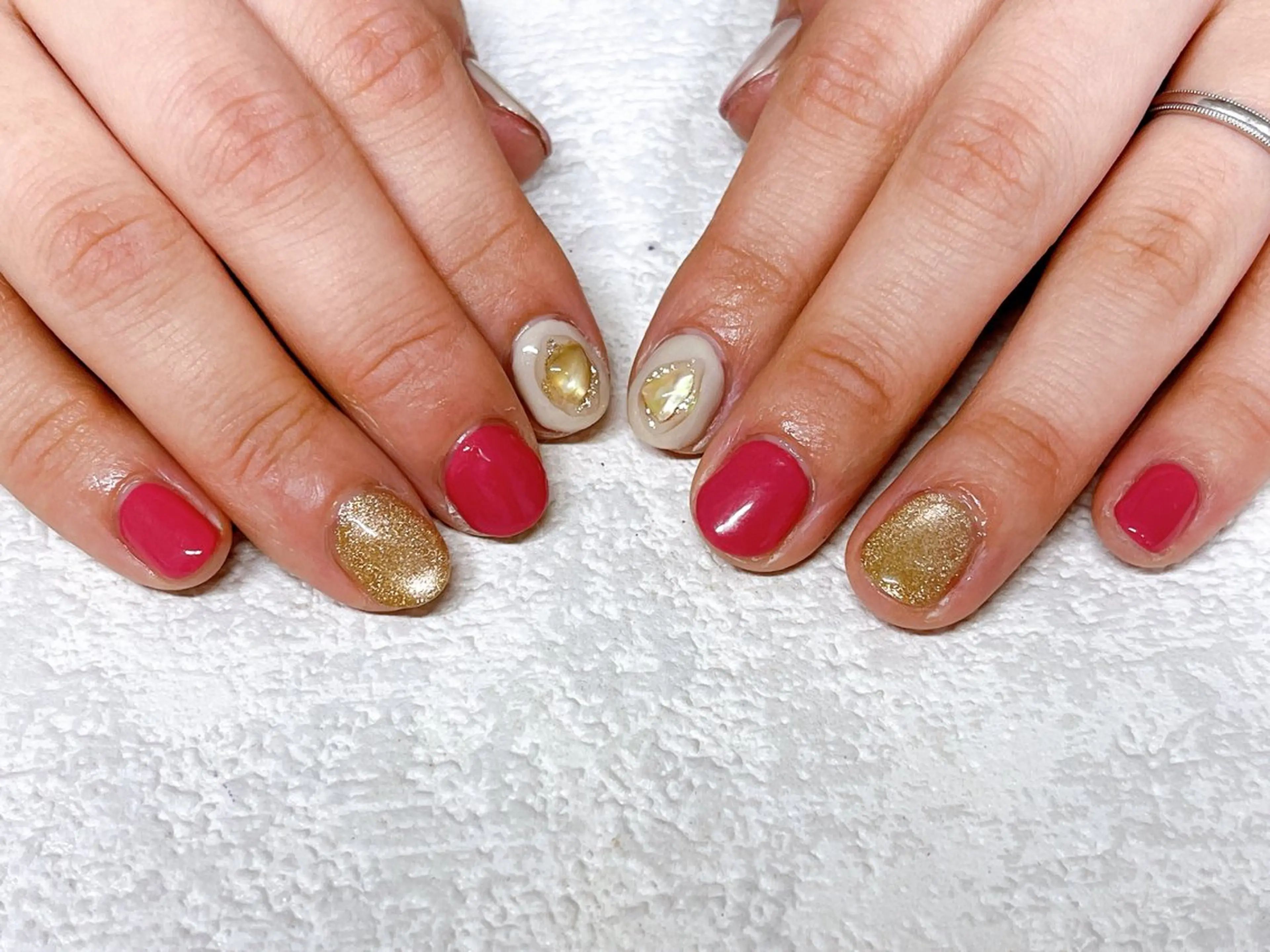 ネイル ジェルネイル 韓国ネイル メンズネイル ワンカラーネイル パラジェル ハンドネイル Mogu nail 二子玉川のネイルデザイン