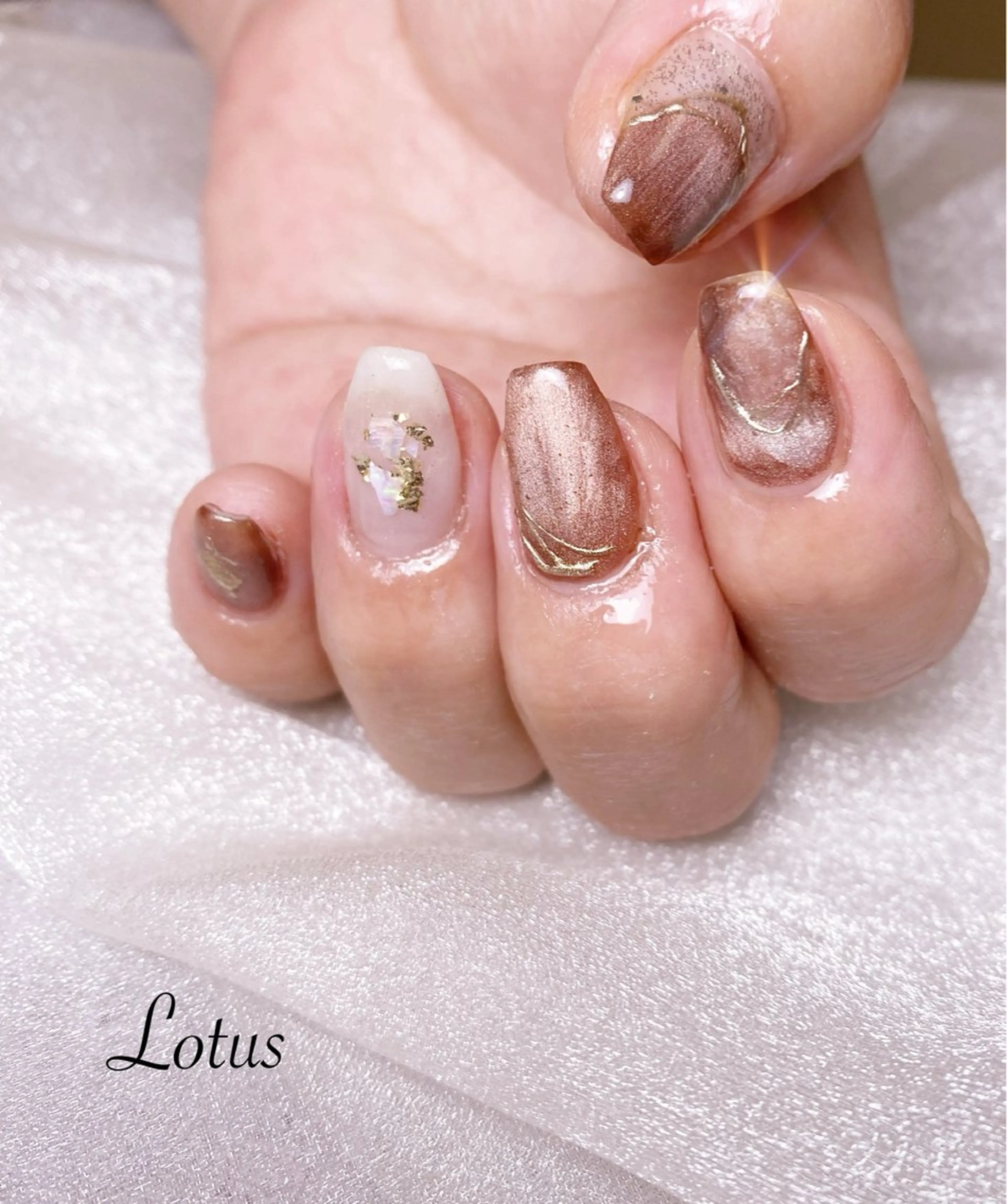 ネイル ハンドネイル ネイル＆脱毛 Lotus🌸のネイルデザイン