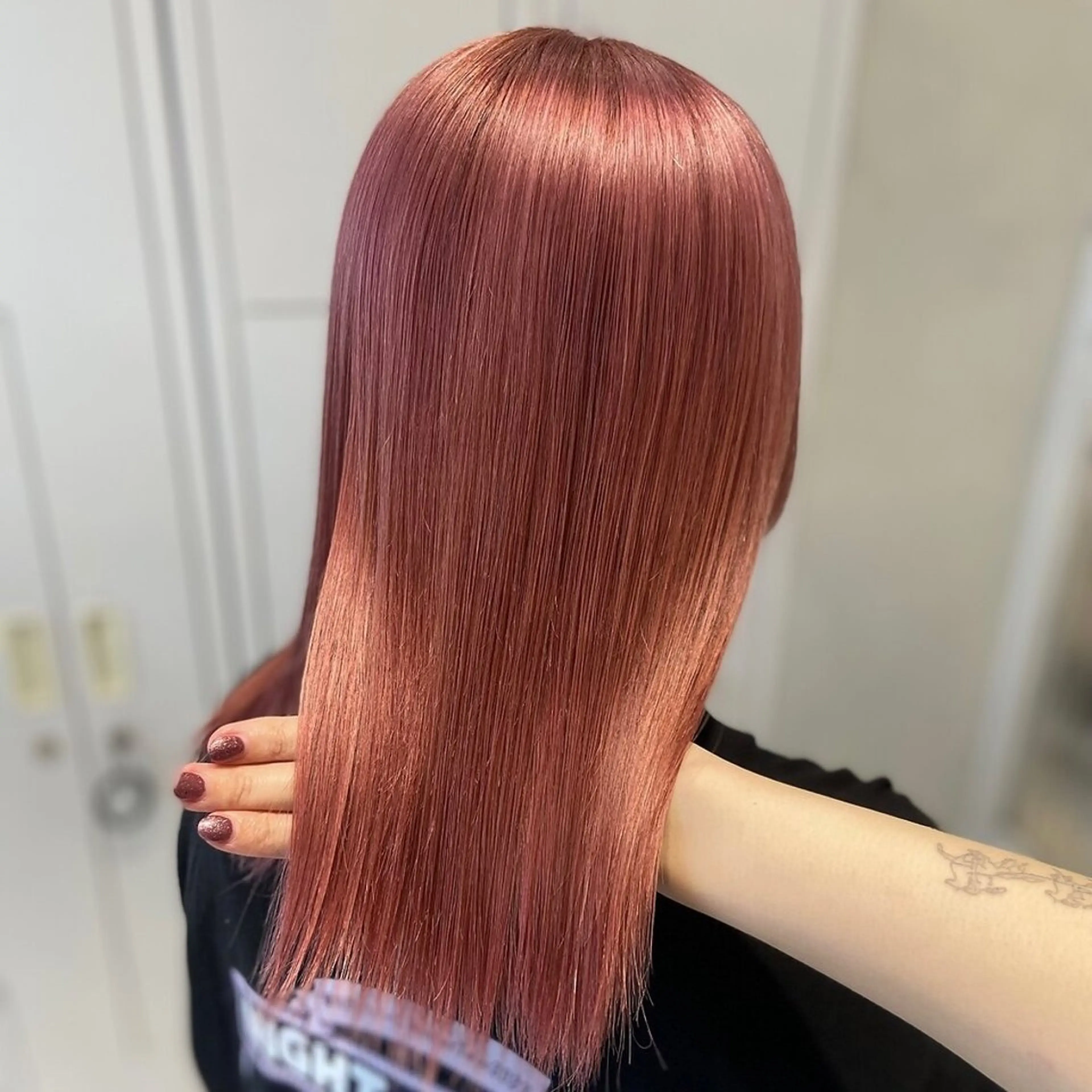 ロング カラー ブリーチ ハイトーンカラー ピンクカラー 💖ブリーチ/暖色 𝐘𝐮𝐢💖のヘアスタイル