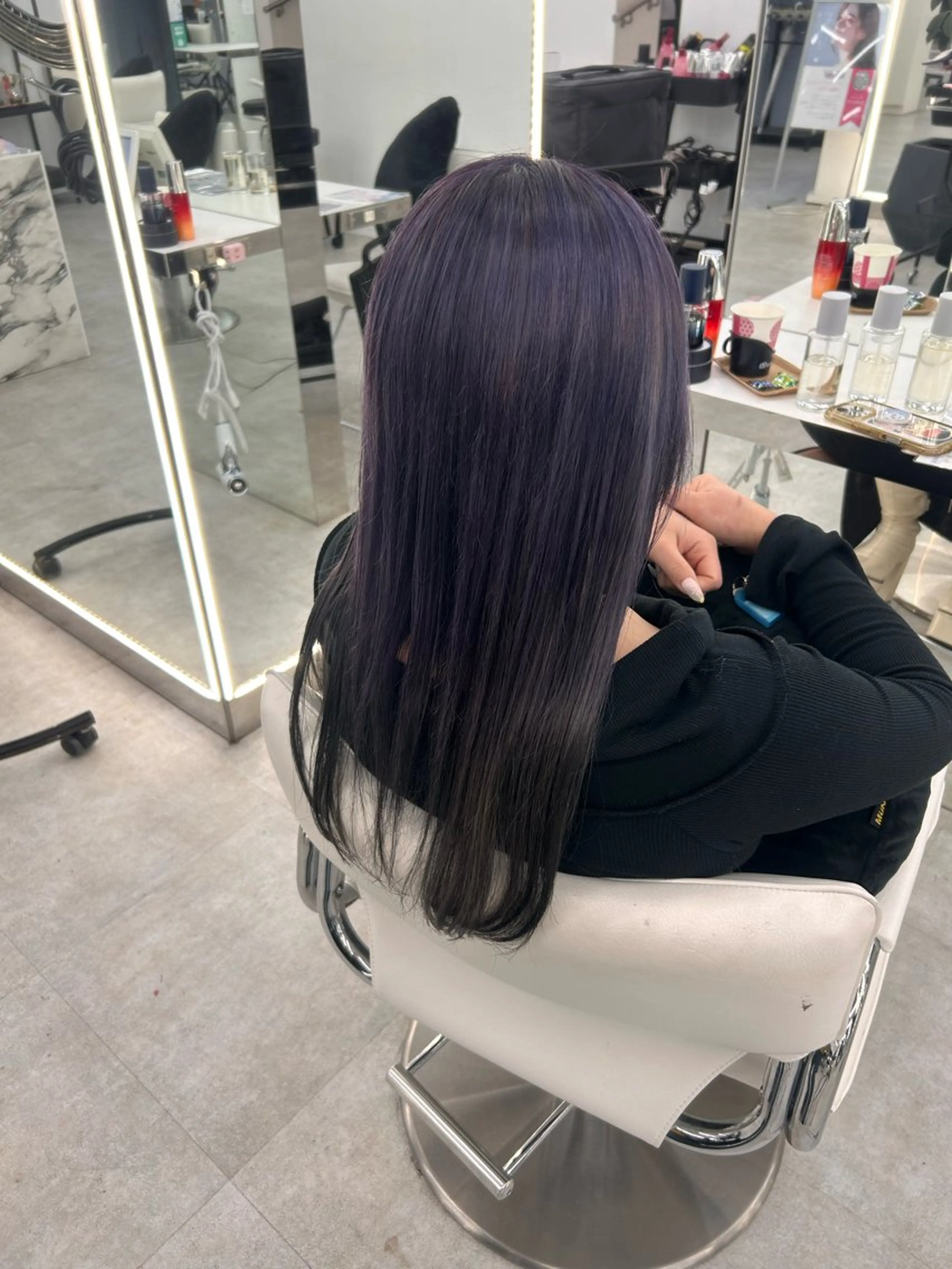 ロング カラー ヘアカラー ヘッドスパ はるか/ブリーチカラ ー/ヘアアレンジ🤍のヘアスタイル