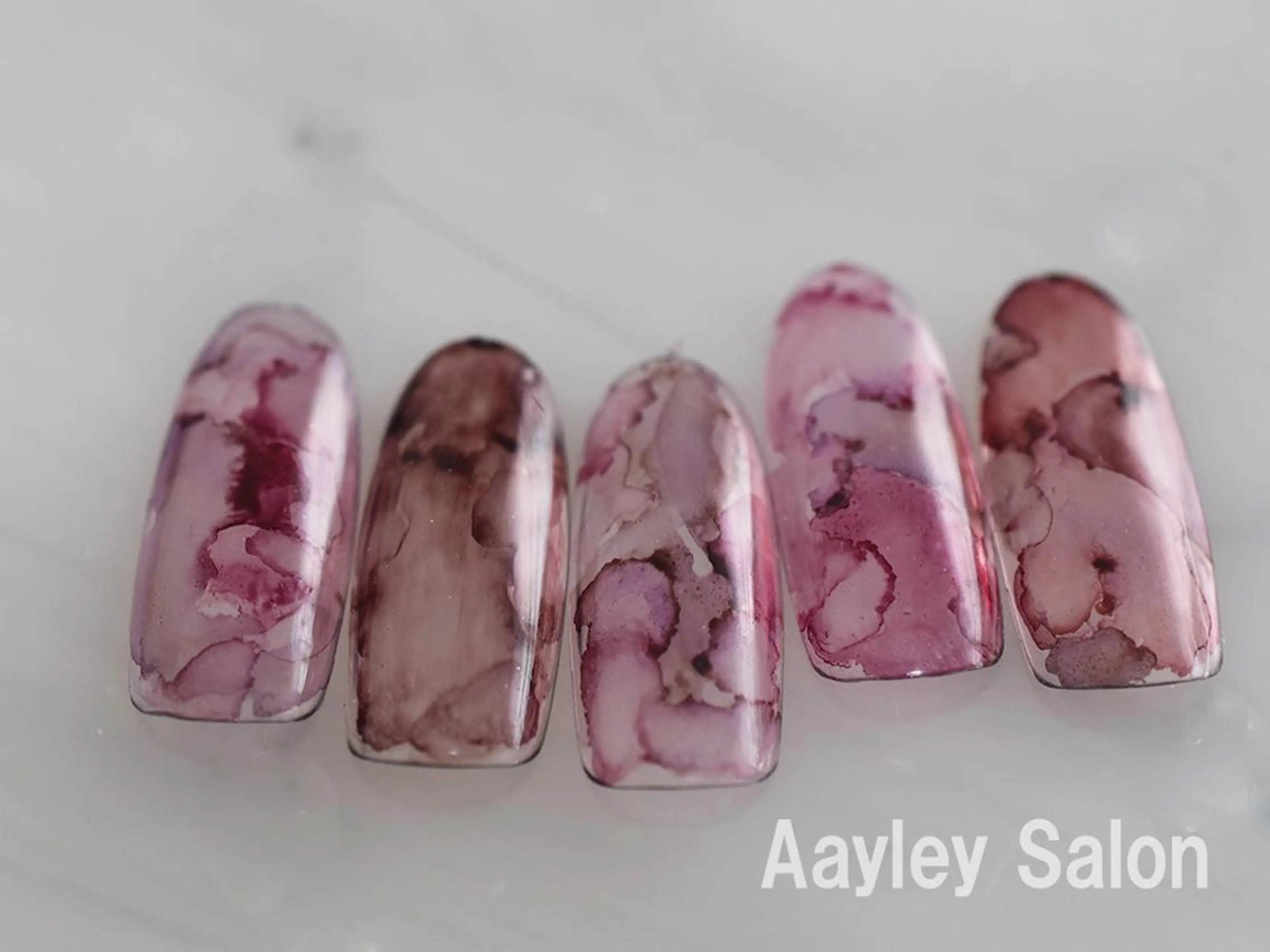 ショート カラー ネイル Aayley(アイリー)Salon所属・Aayley アイリ―サロンのネイルデザイン