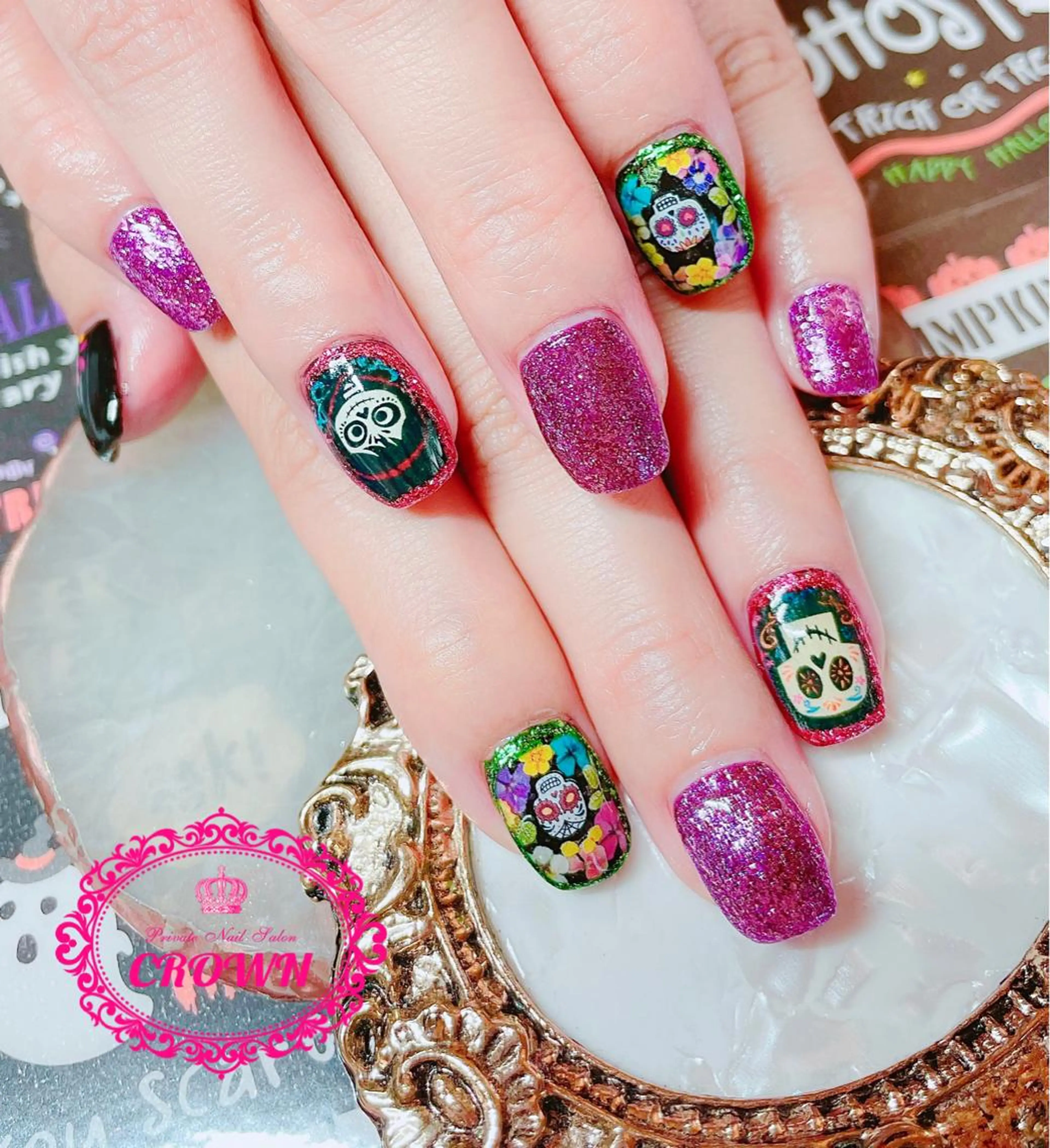 ネイル CROWN プライベートサロンのネイルデザイン