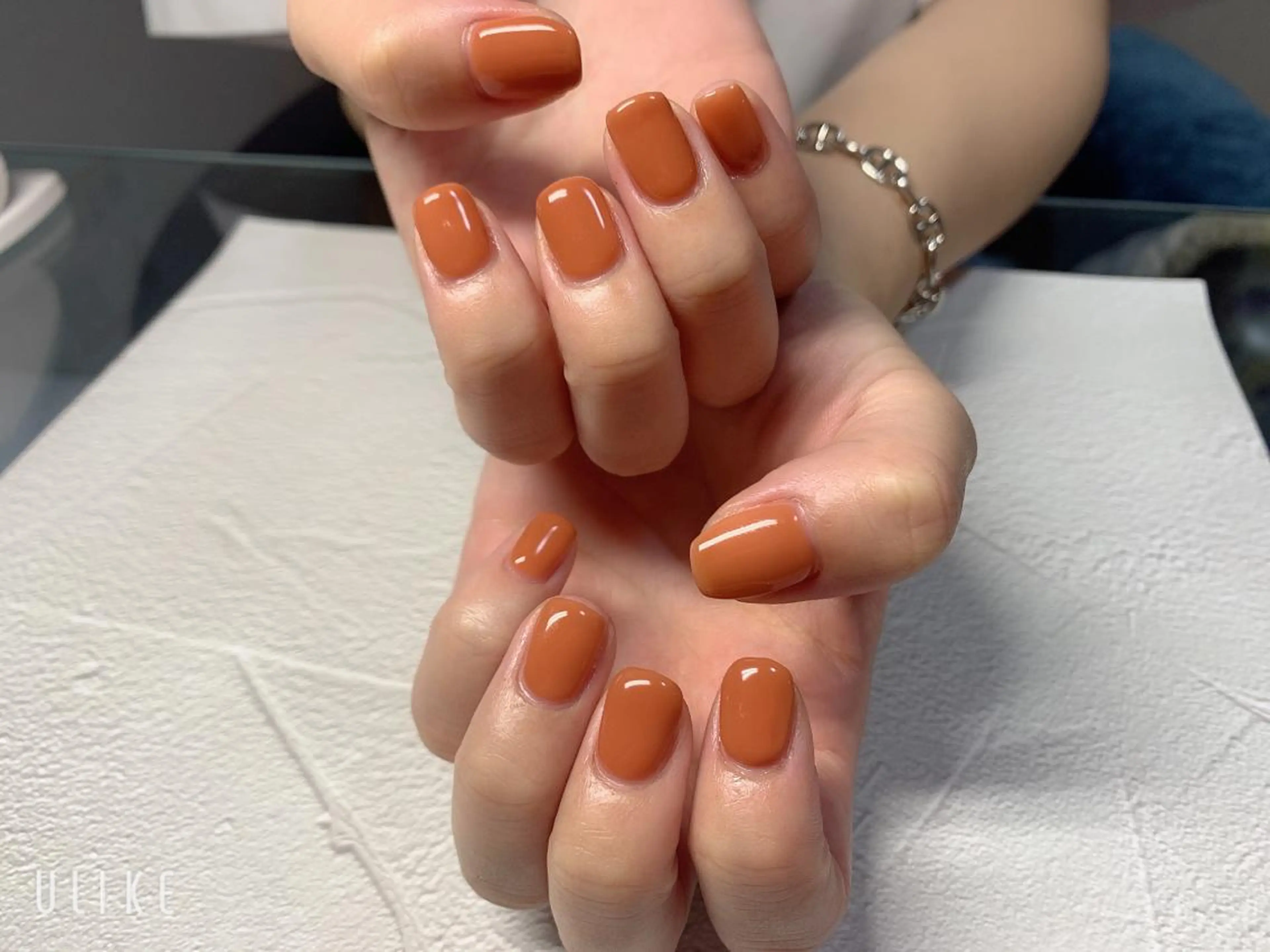 ネイル ブラウン クリアネイル 痩身/脱毛/ネイル HARUKAのエステ・リラクイメージ