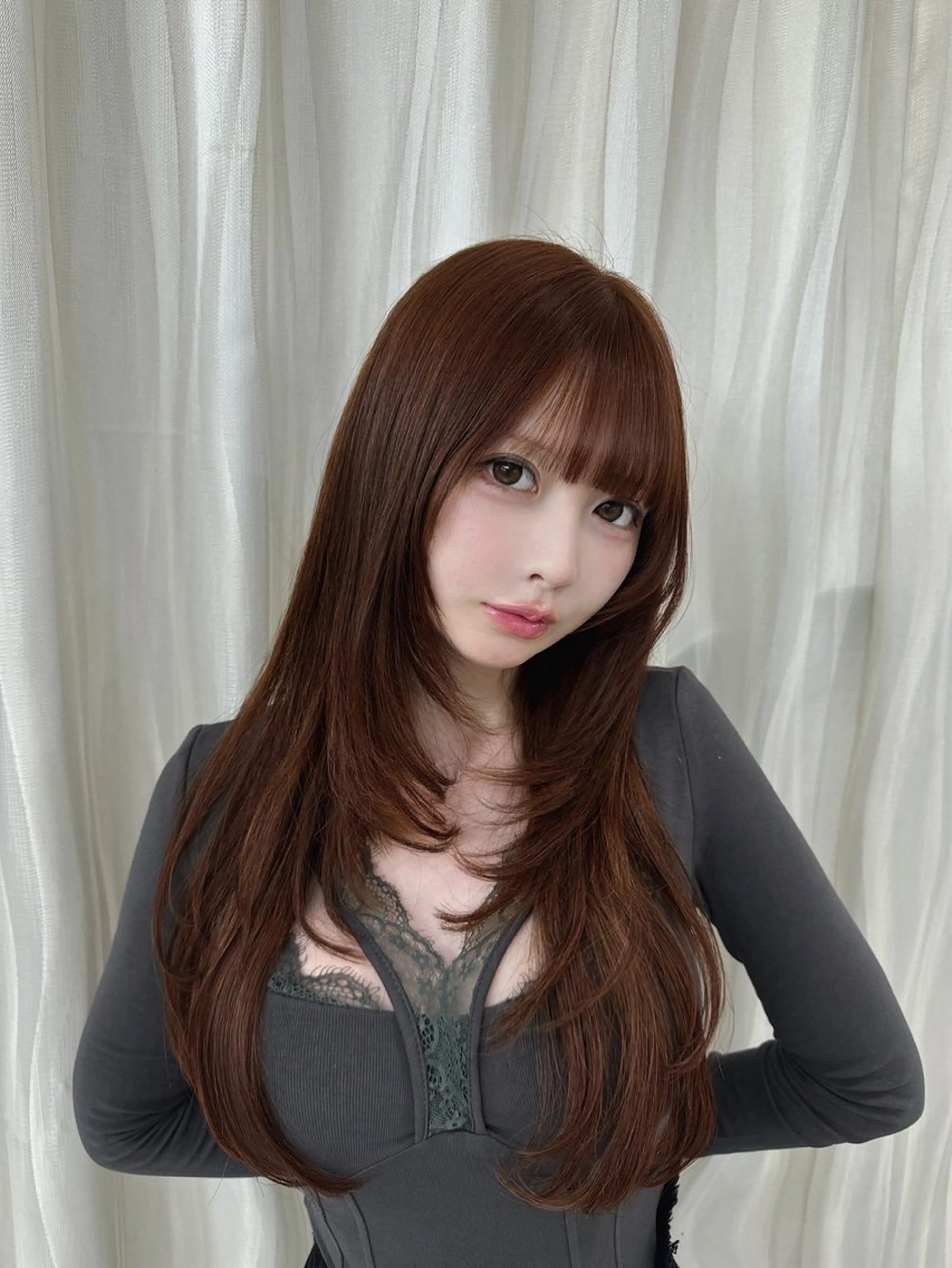 【ブリーチなしダブルカラー】カラー×2＋カット＋最上級トリートメントの写真