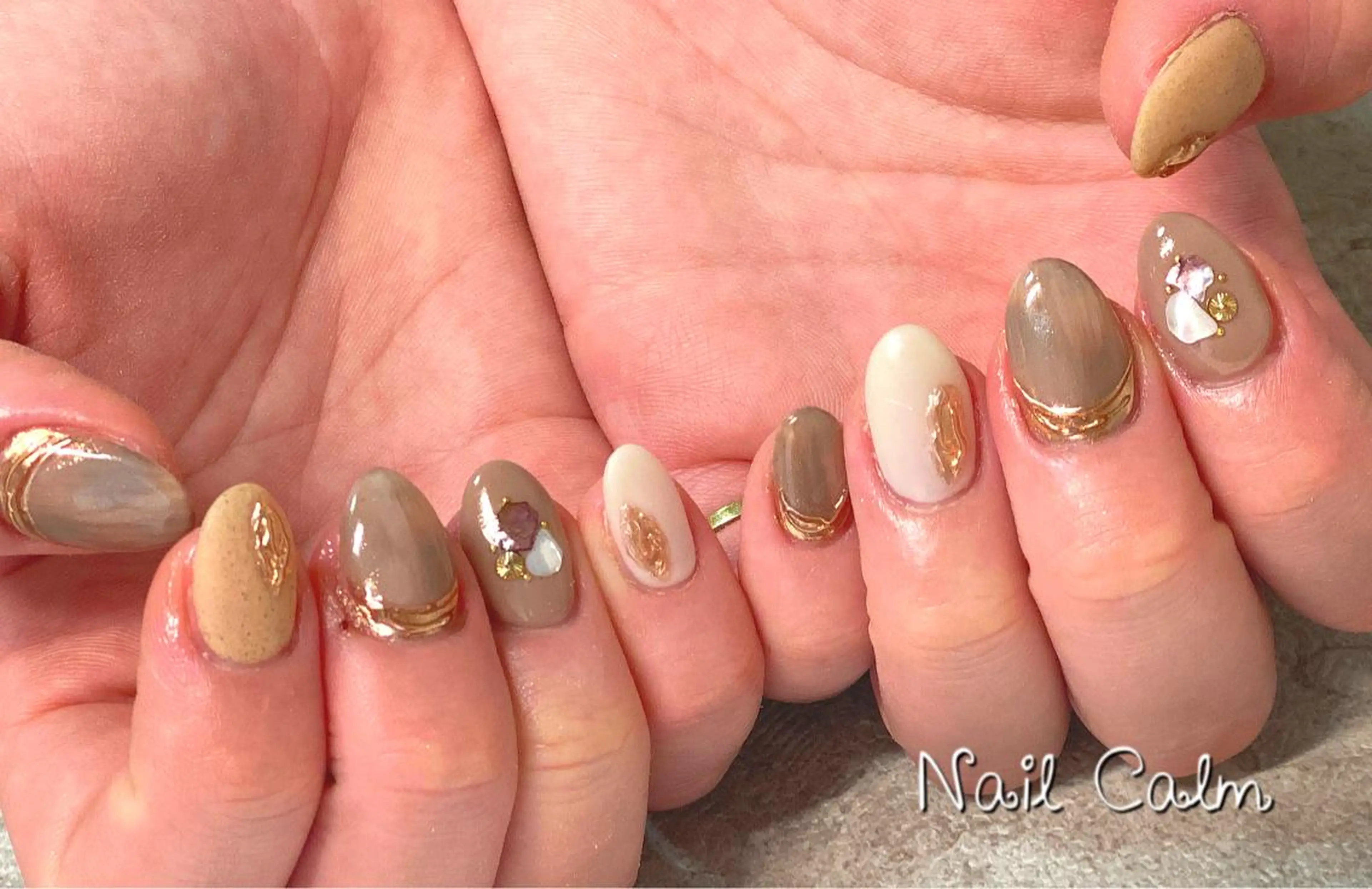 ネイル アートネイル ハンドネイル Nail Calm所属・プライベートサロン Calmのネイルデザイン