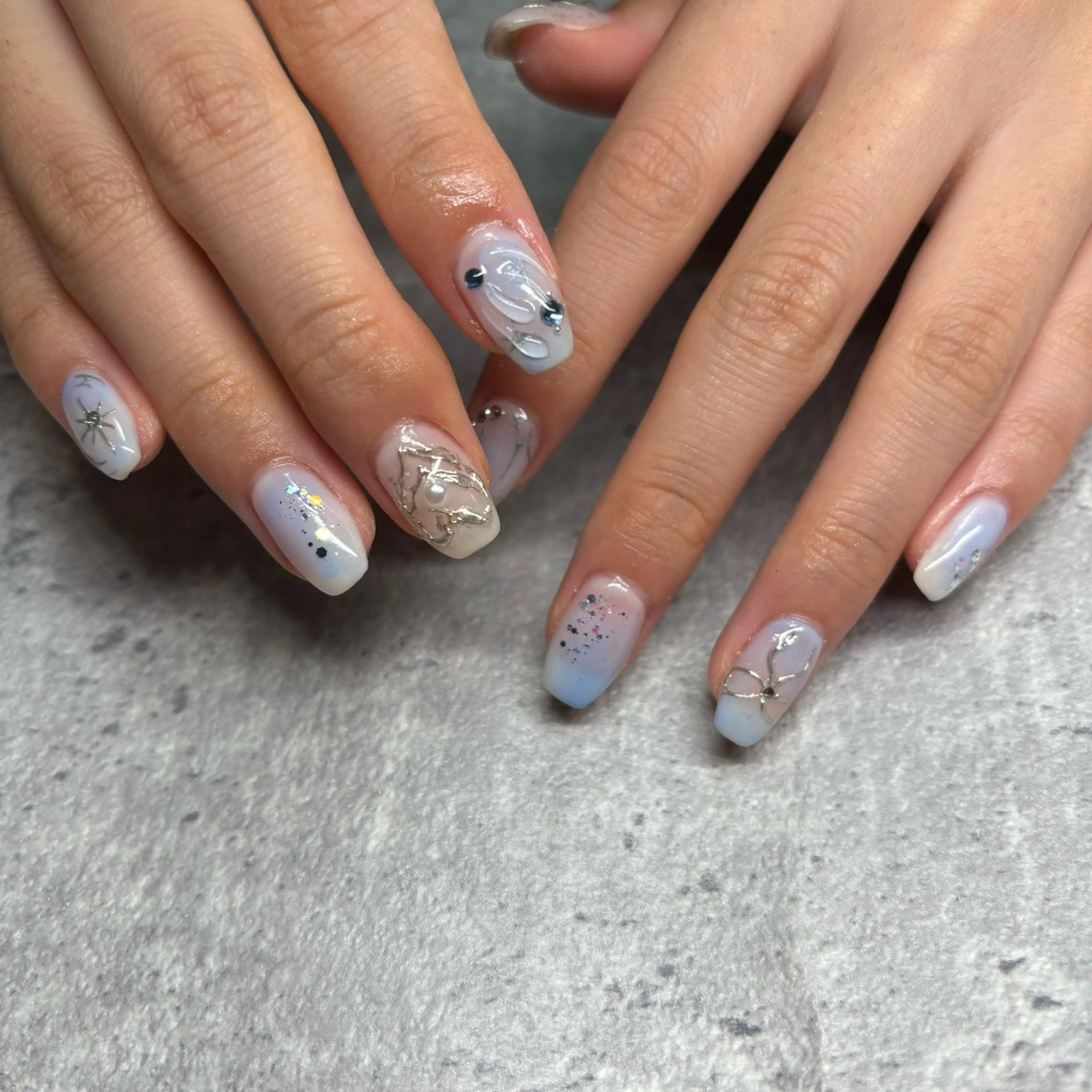 ネイル ハンドネイル RE💟N.NAIL ラテン系お姉さんのネイルデザイン