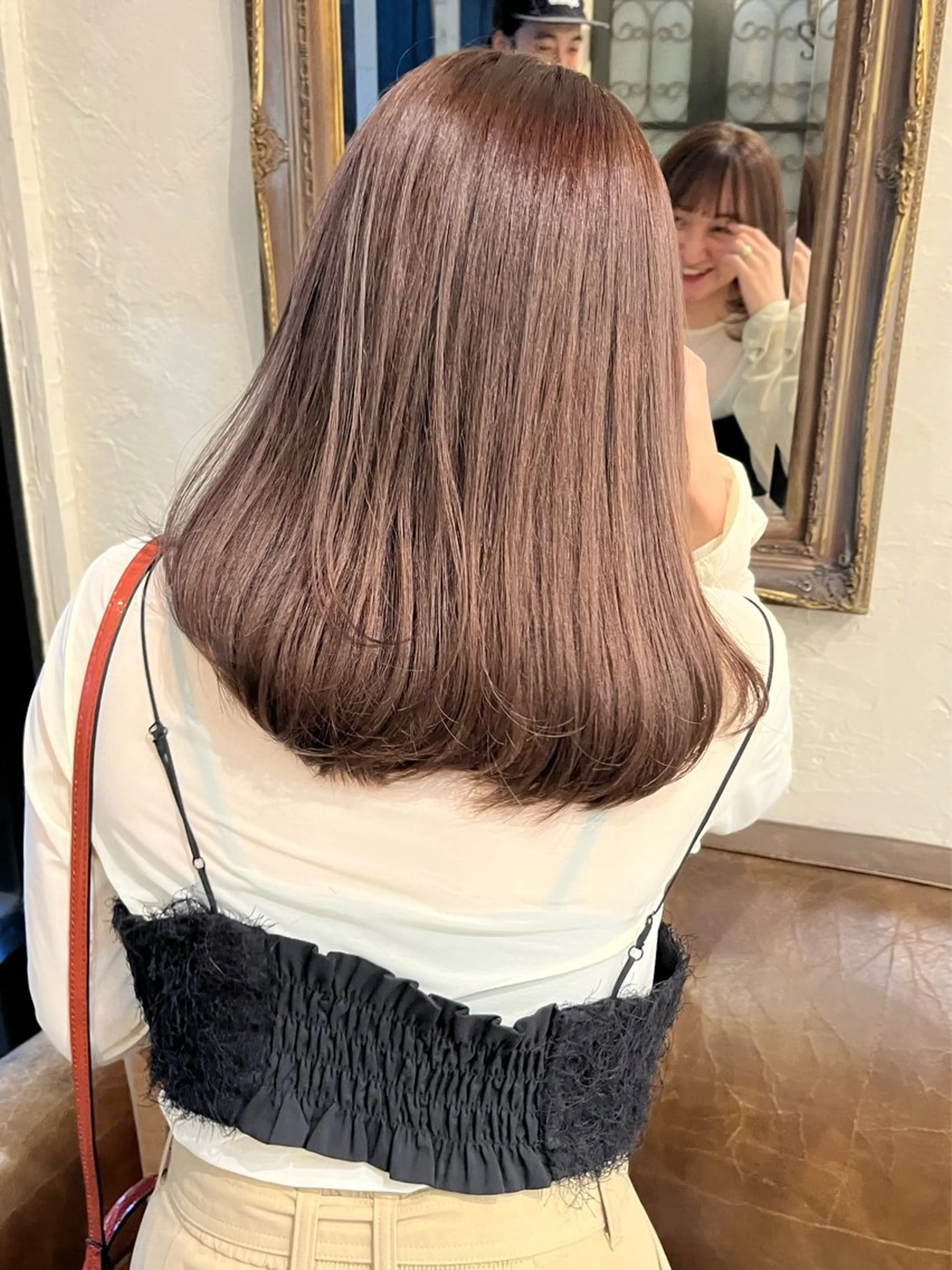 ミディアム ラベンダーブラウン rise /メンズカットのヘアスタイル