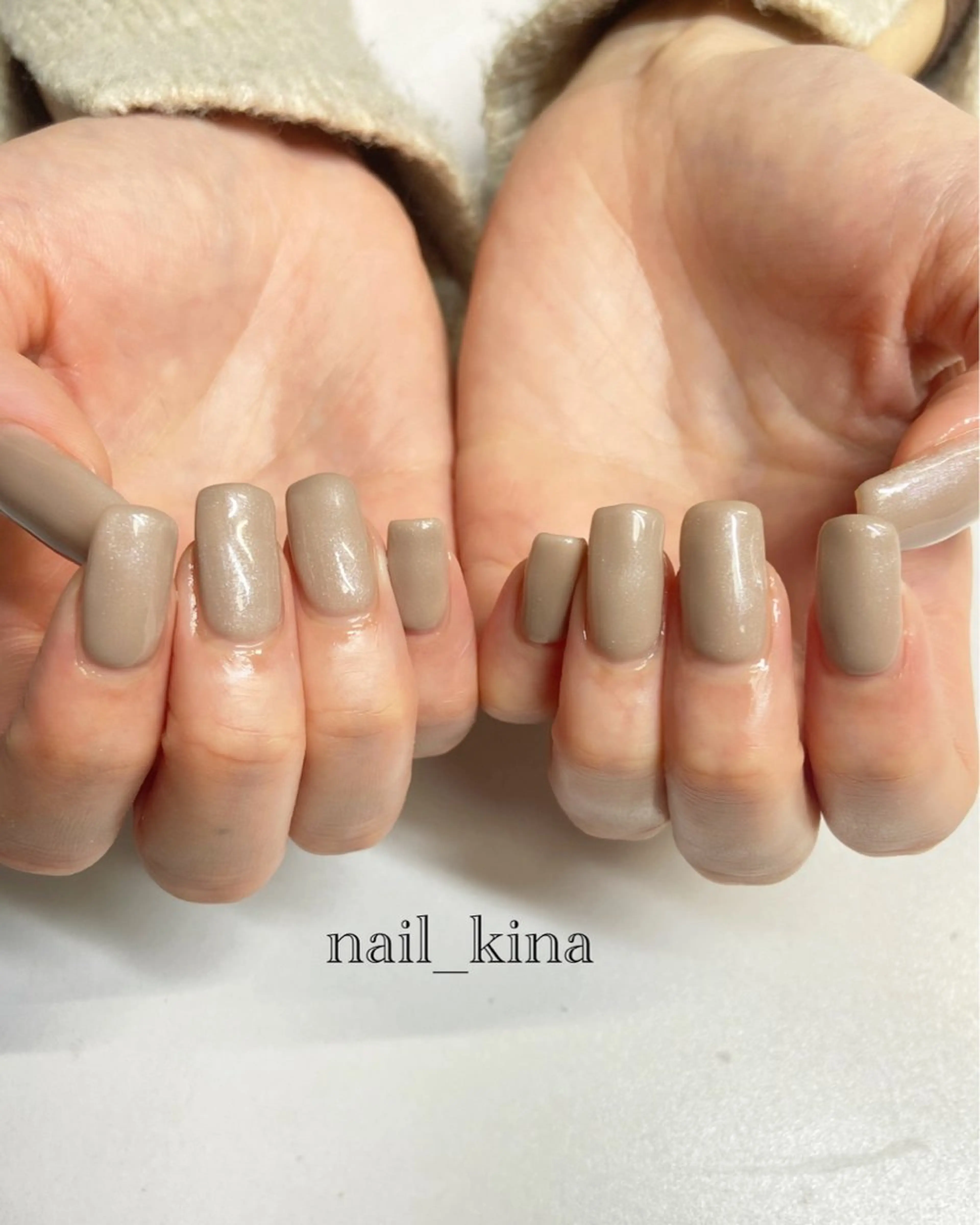 ネイル ワンカラーネイル nail_ kinaのネイルデザイン